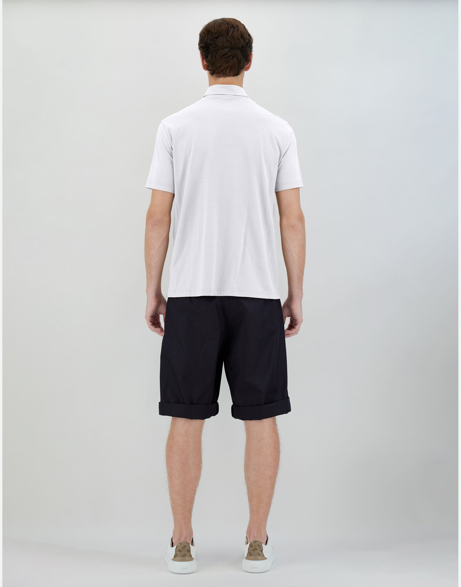 JERSEY CREPE POLO SHIRT
