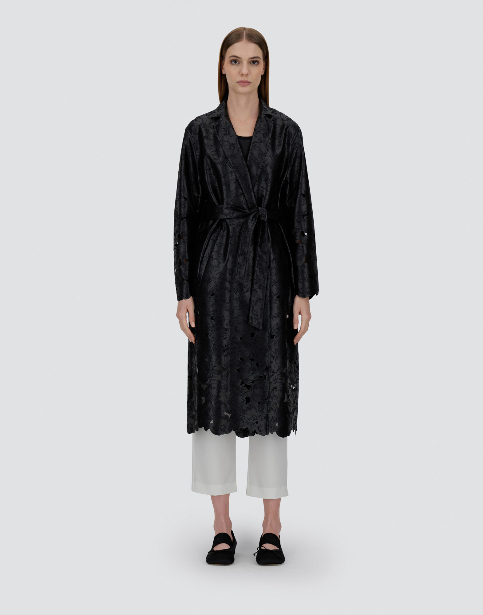 COAT IN ALTERNATIVE NAPPA