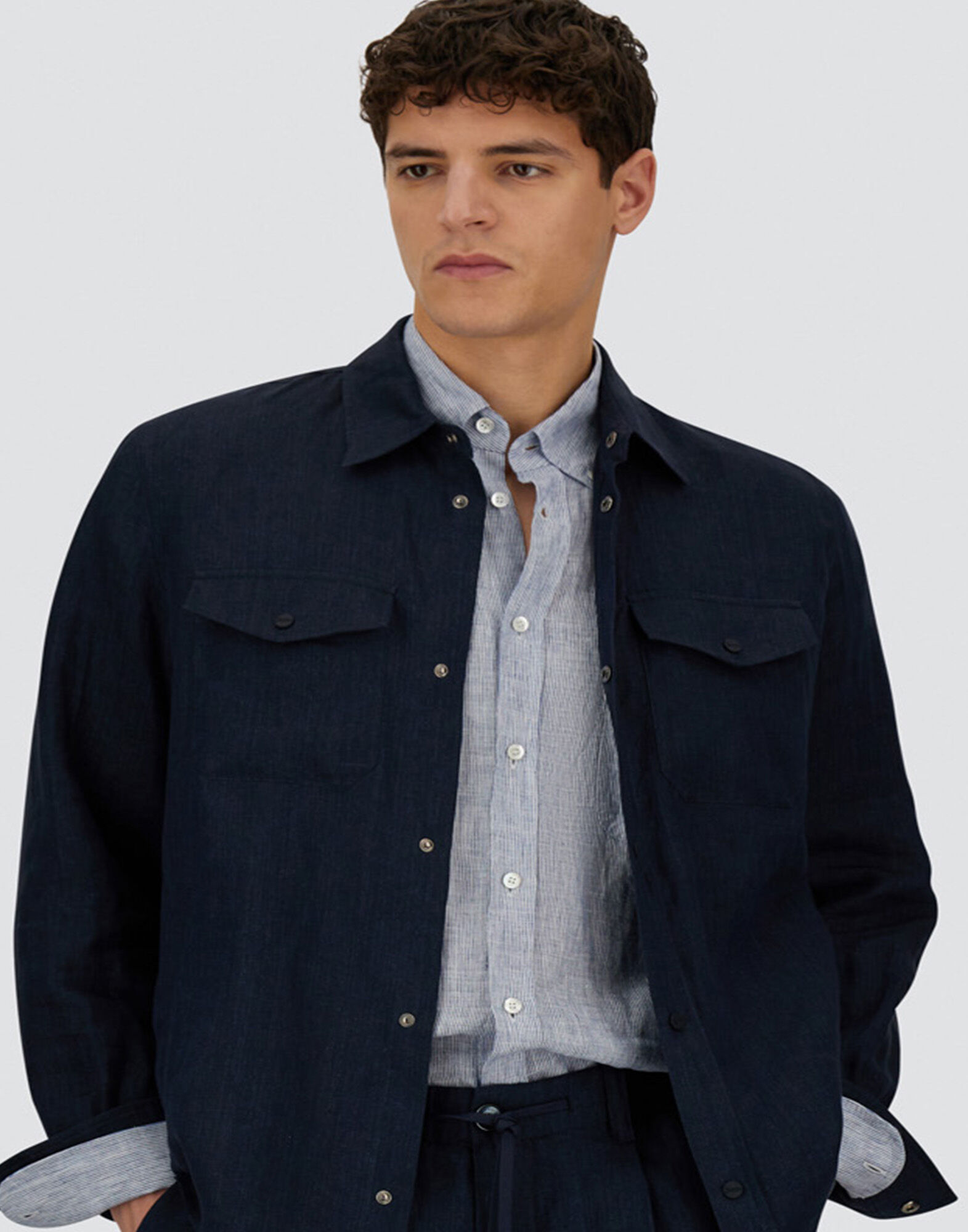 RESORT SHACKET IN NEW LINEN