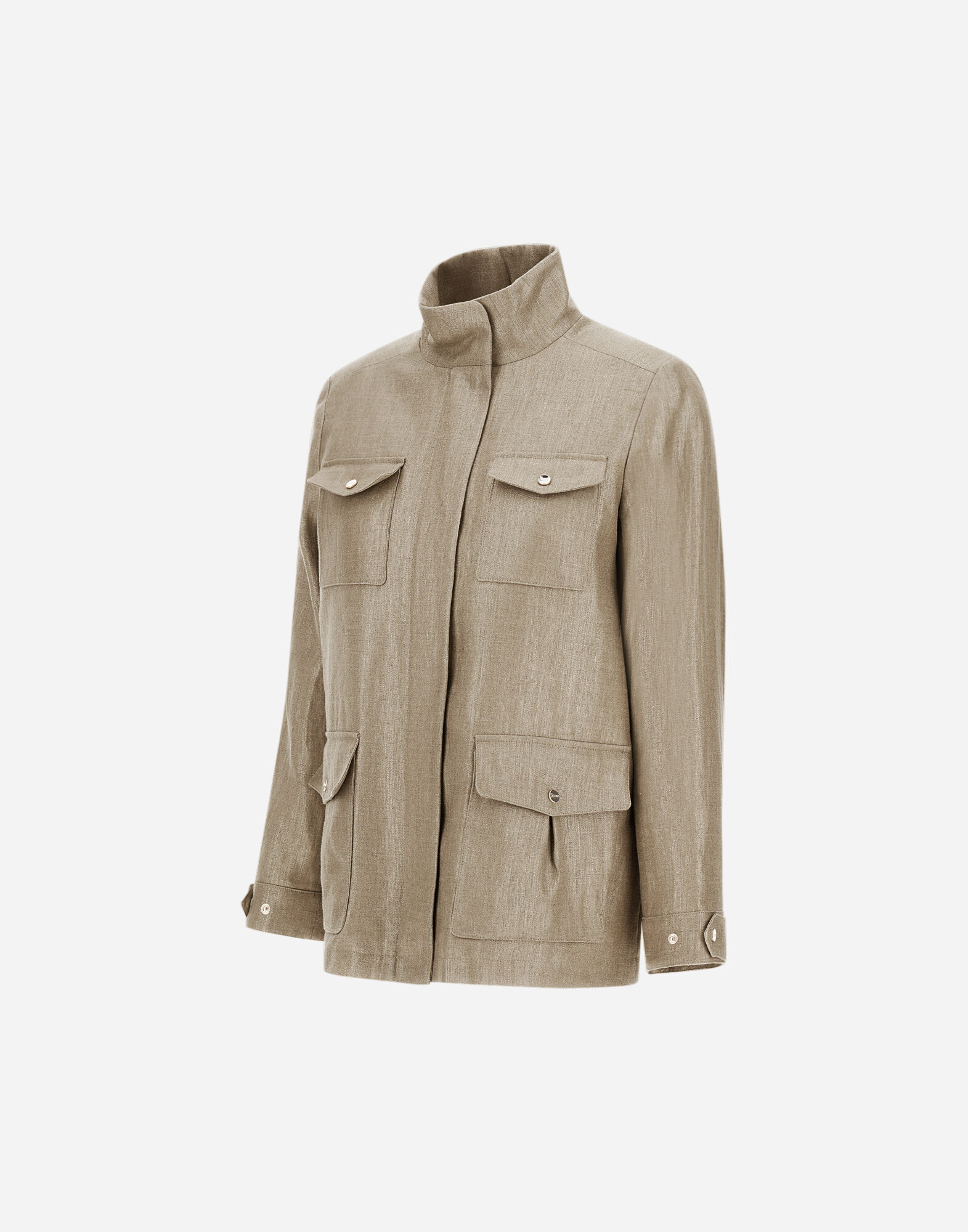 CHIC LINEN FIELD JACKET