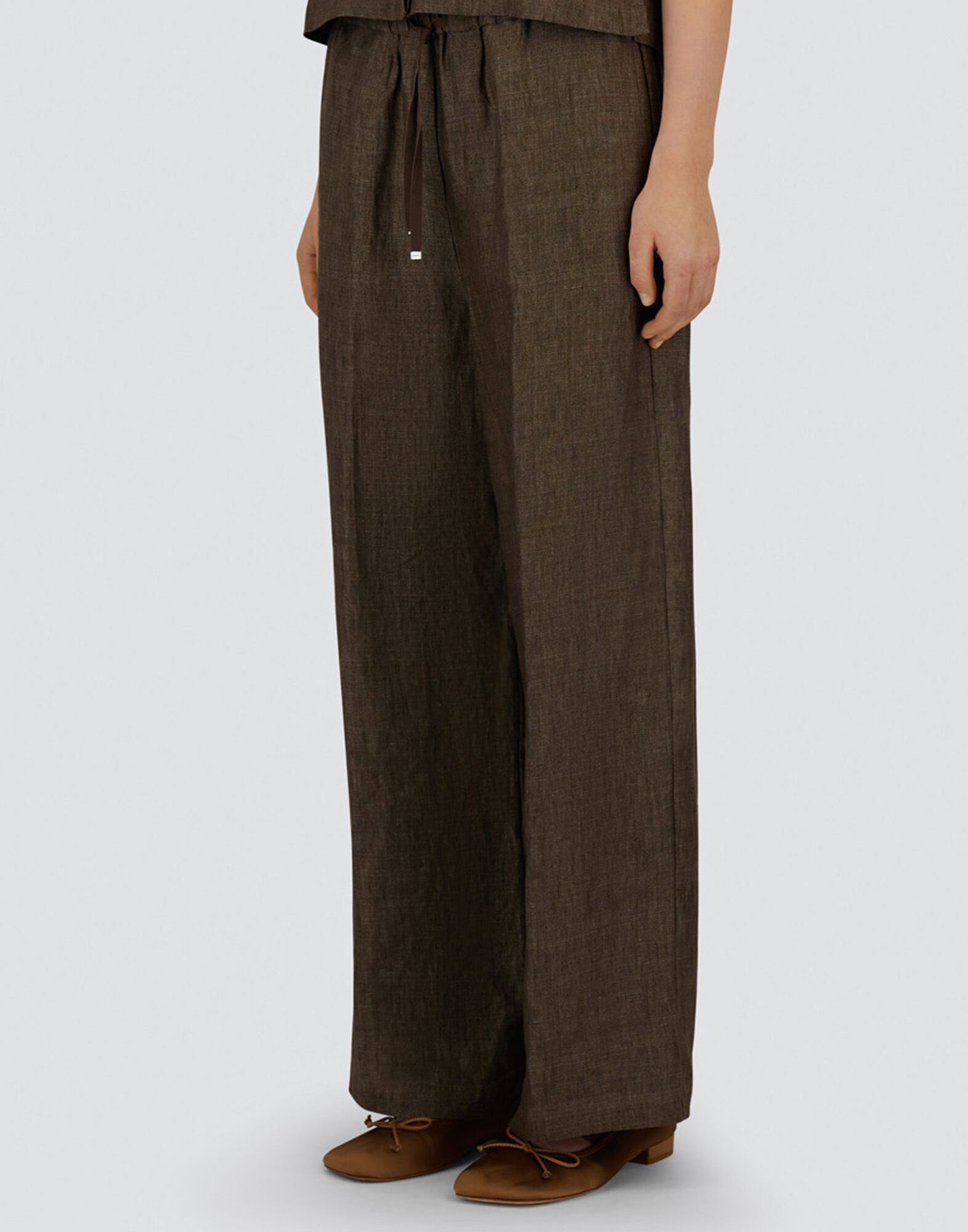 RESORT TROUSERS IN NEW LINEN