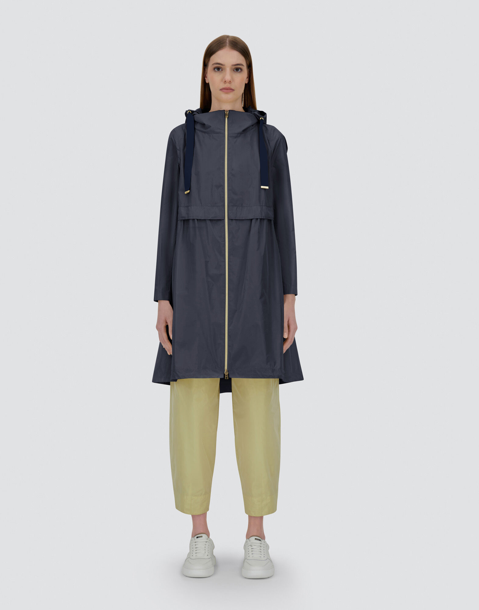 NEW TECHNO TAFFETA LONG PARKA