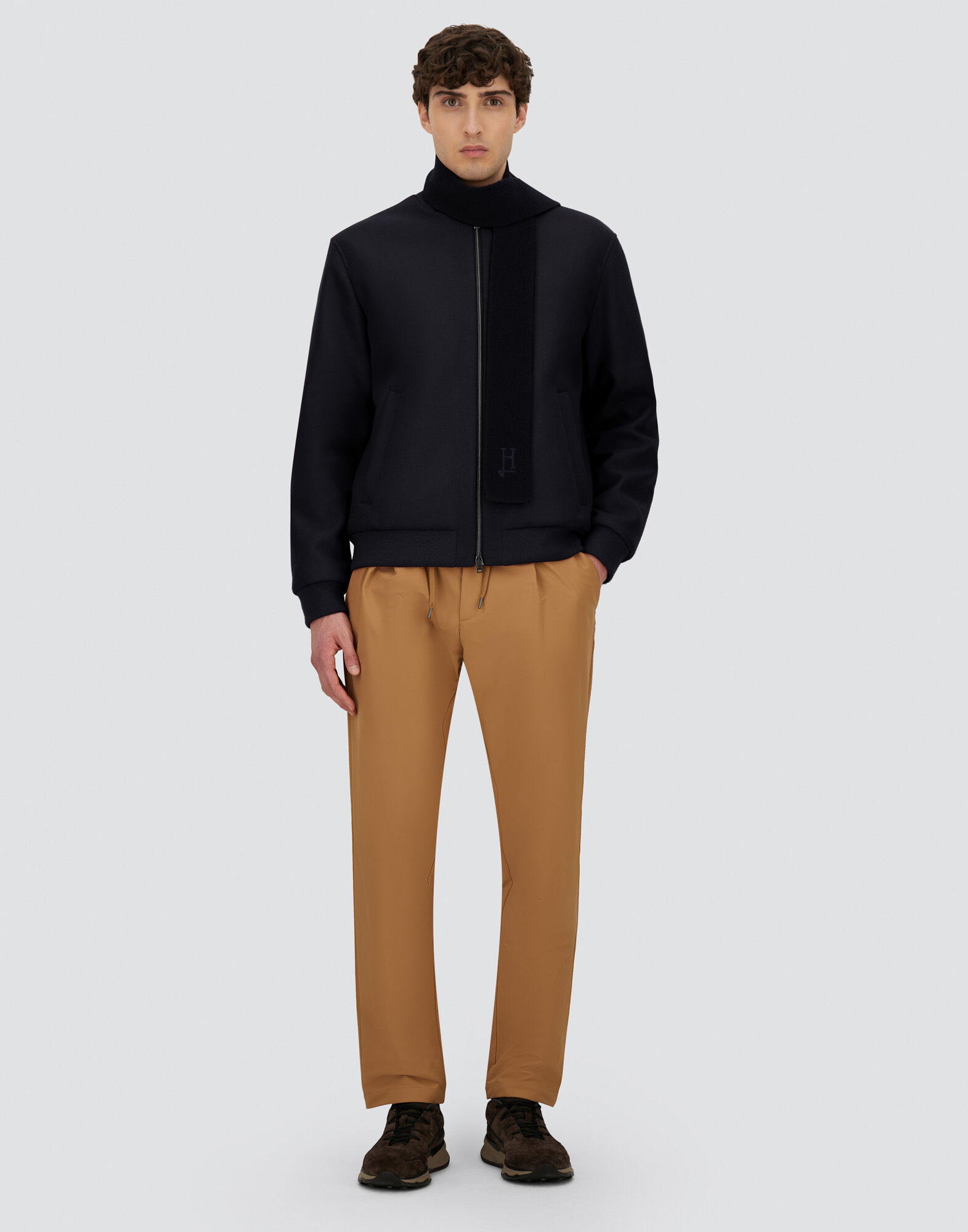 BOMBER JACKET IN EASY WOOL