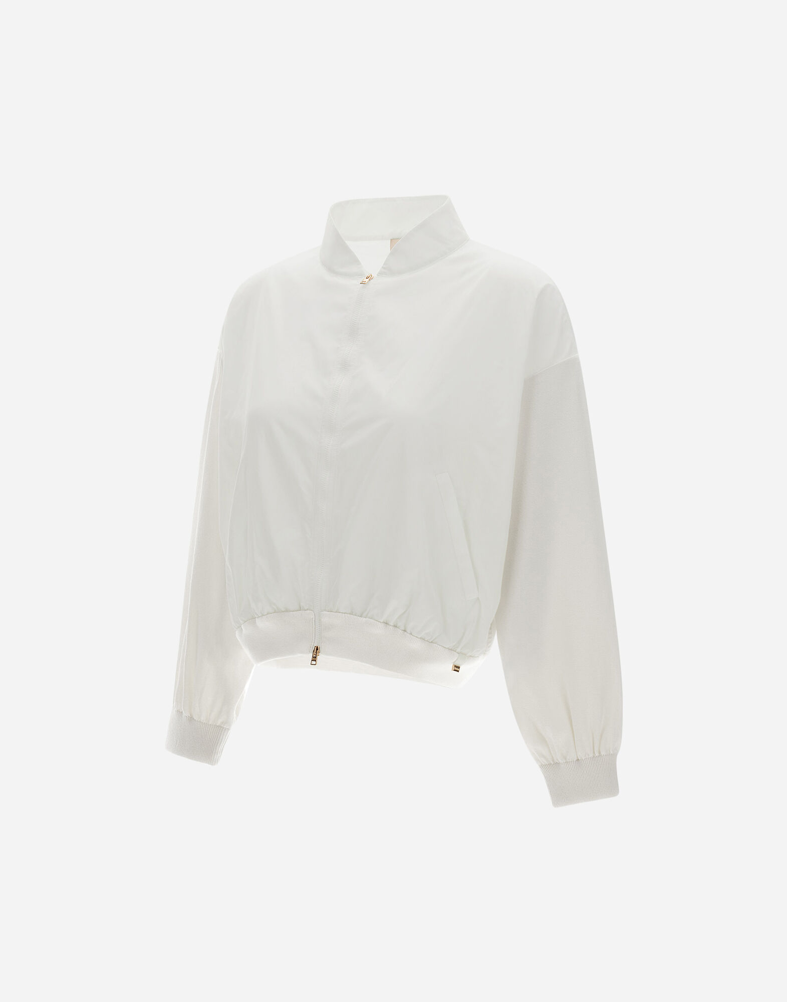 CARDIGAN IN MATT VISCOSE AND NEW TECHNO TAFFETA
