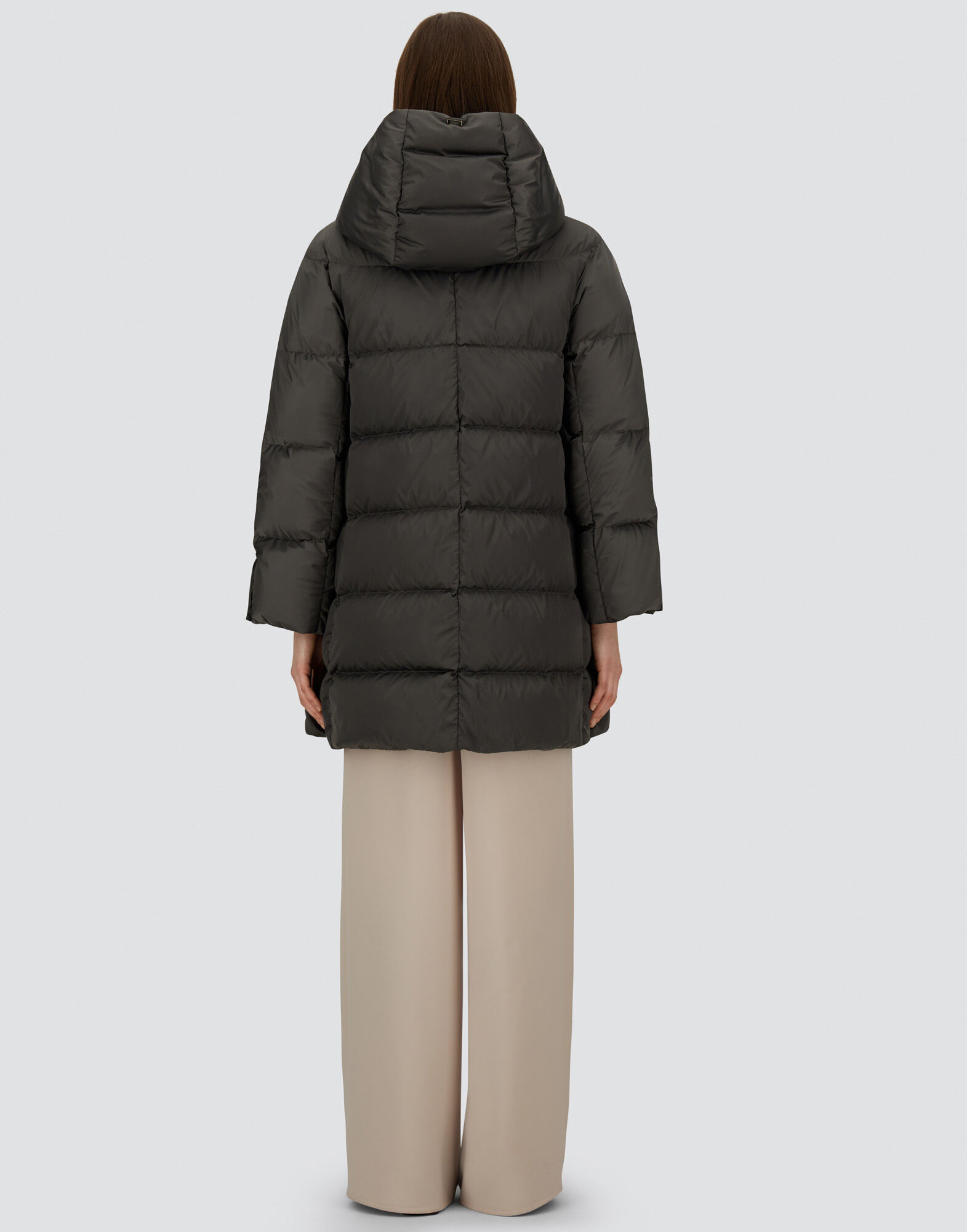 A-SHAPE JACKET IN SATIN