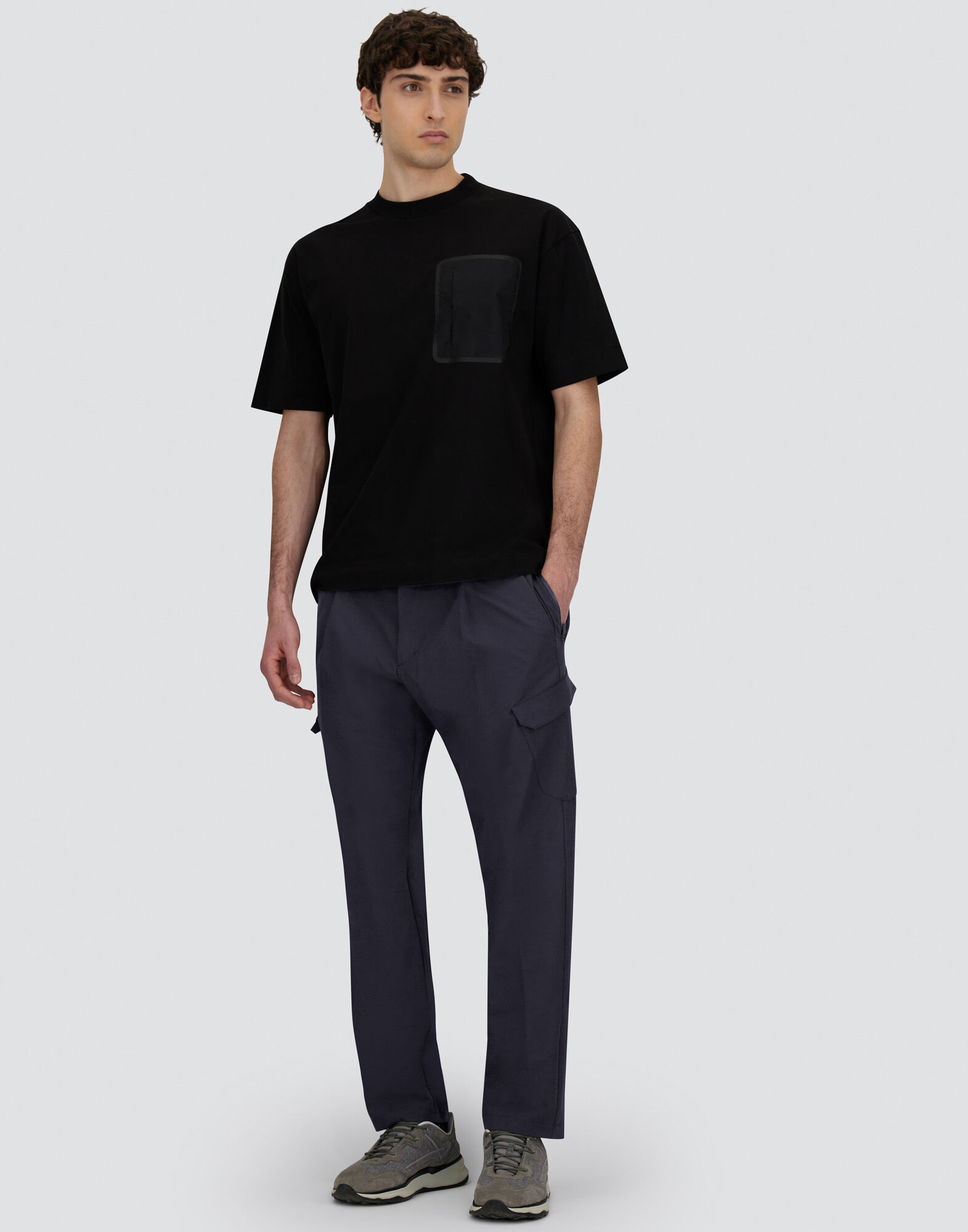 LIGHT COMFORT STRETCH WOVEN CARGO TROUSERS