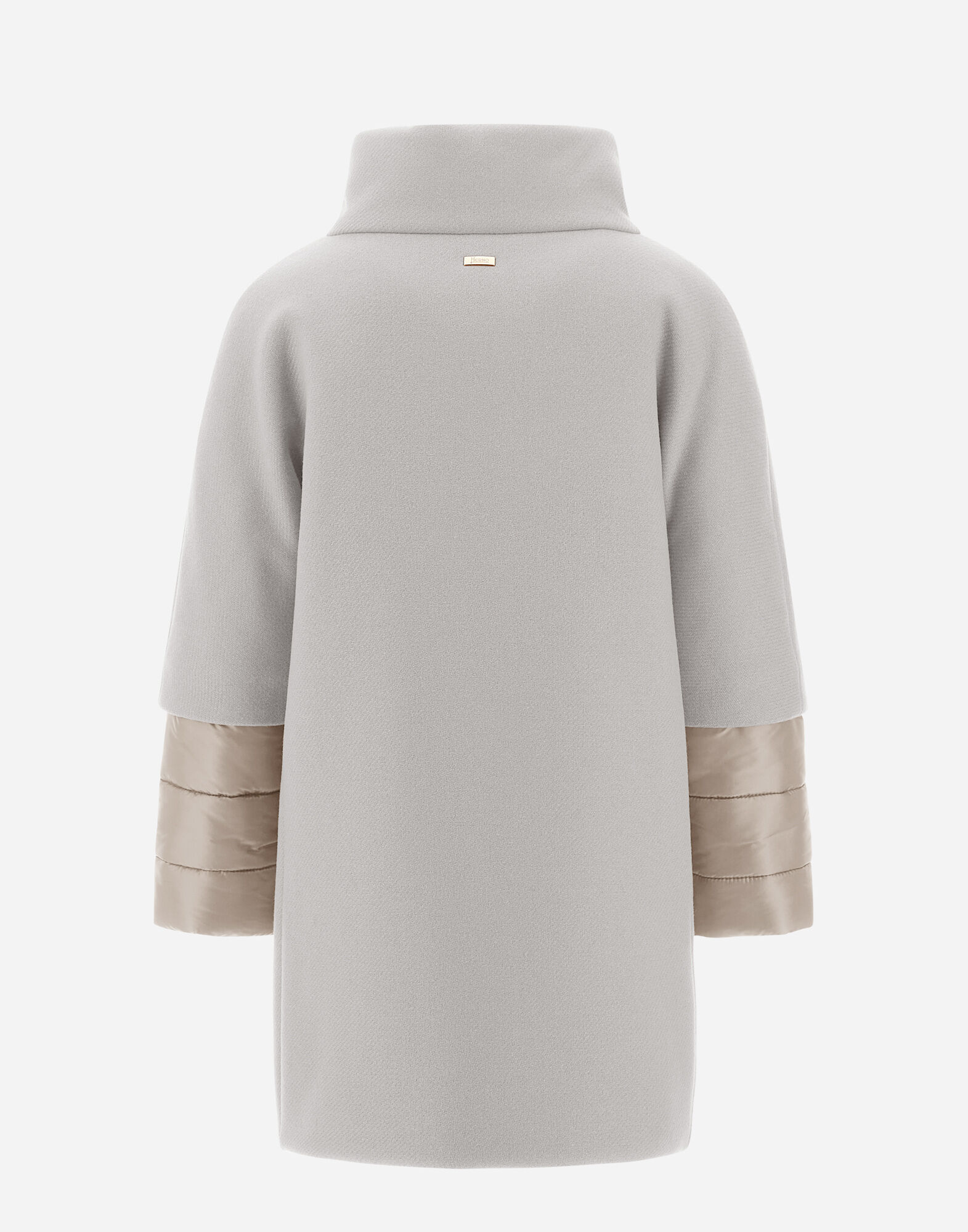 COAT IN ECOWOOL AND NYLON ULTRALIGHT