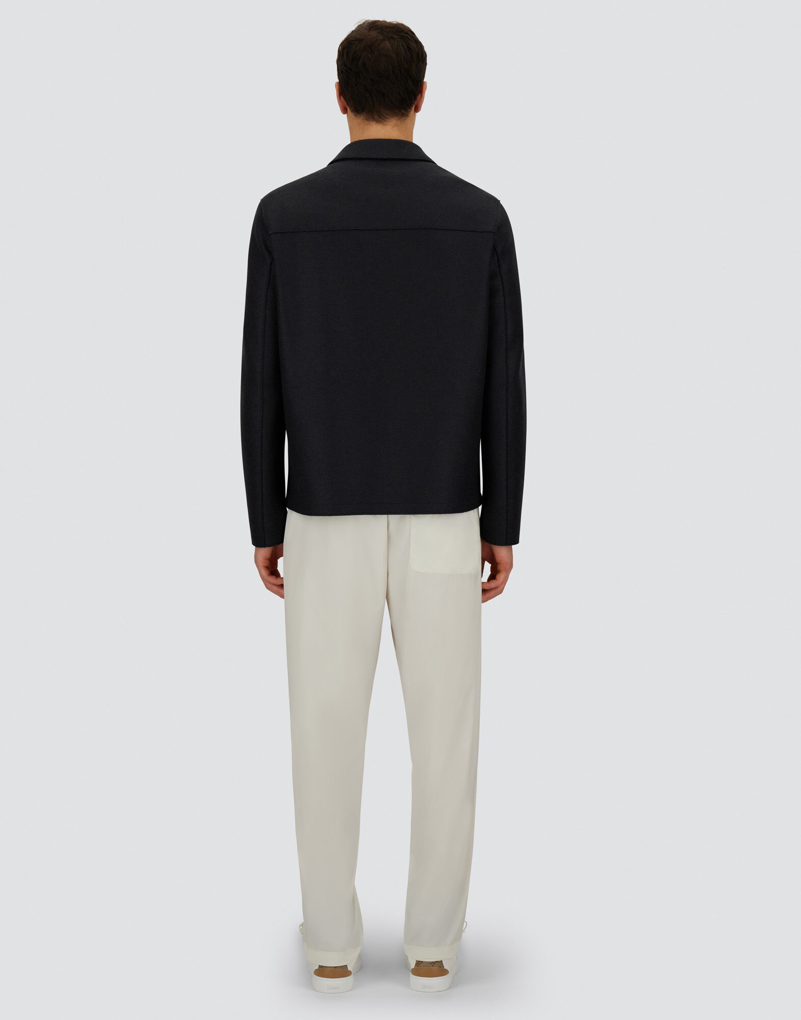 RESORT SHACKET IN FELTED WOOL