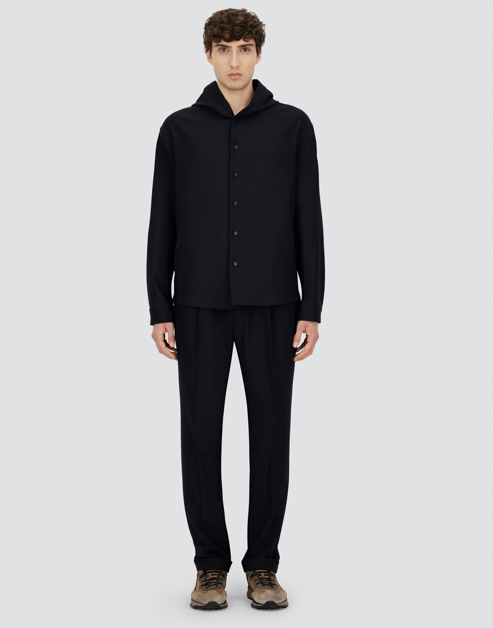 TROUSERS IN FLUID WOOL