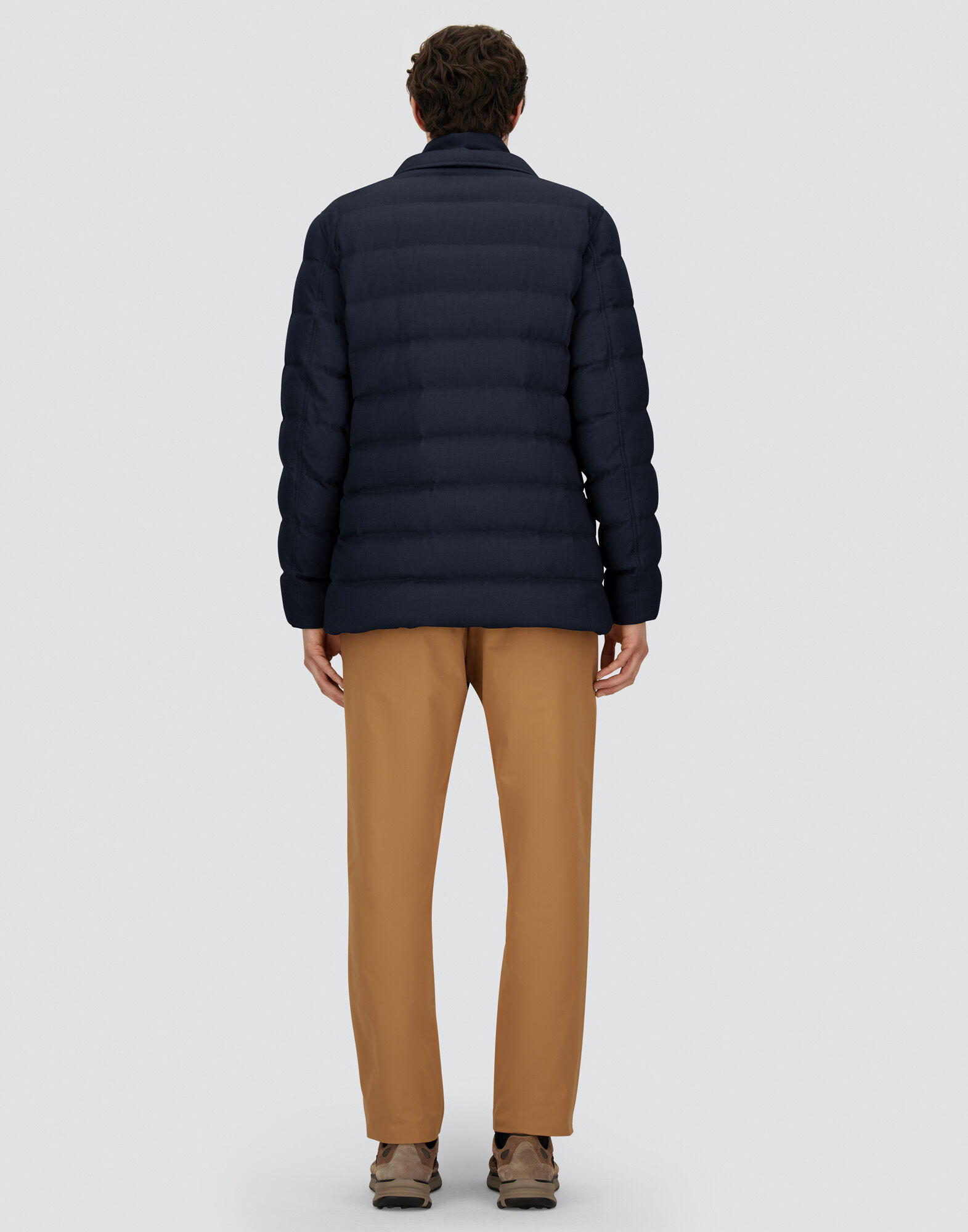 PEA COAT IN NORFOLK WOOL BLEND