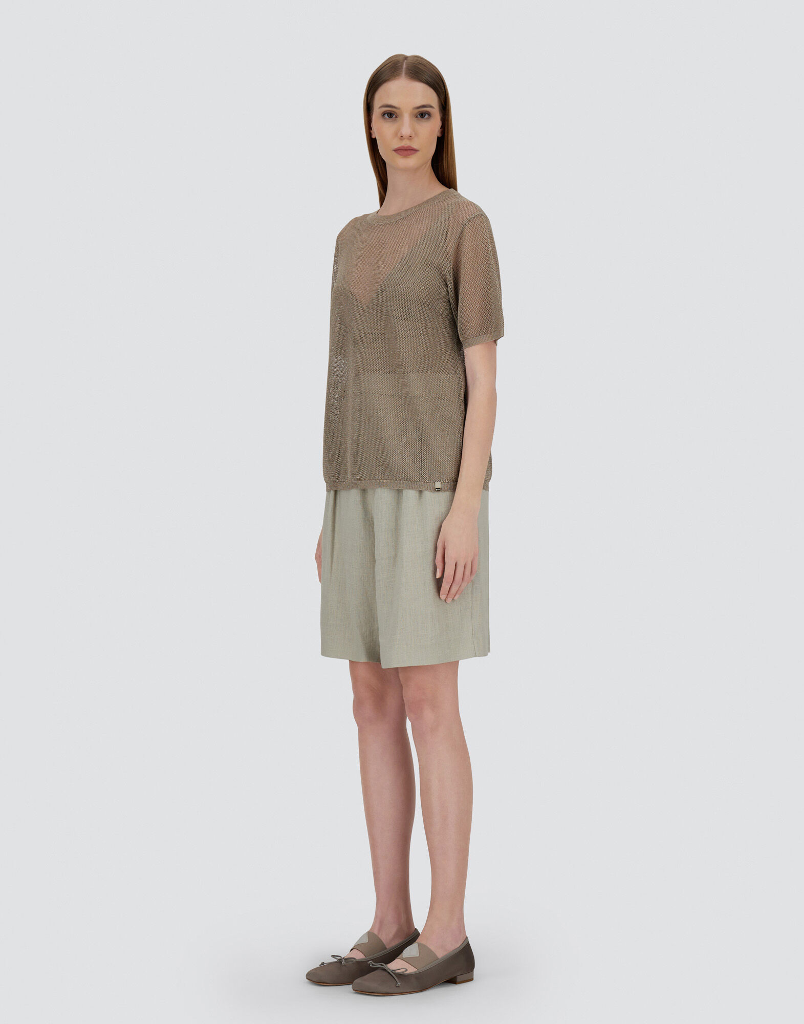 BRIGHT SUMMER KNIT T-SHIRT