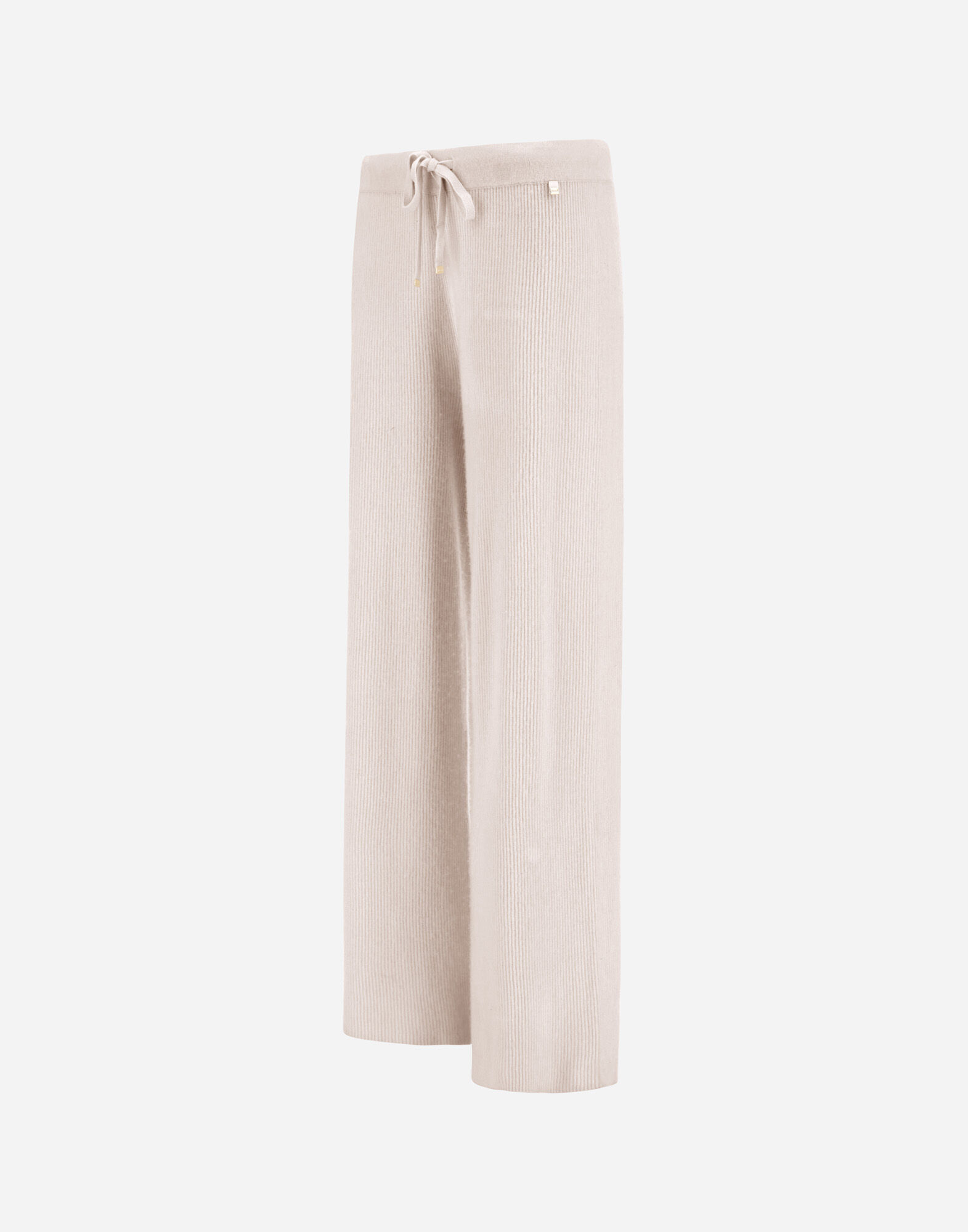 TROUSERS IN RIBBED WOOL CASHMERE