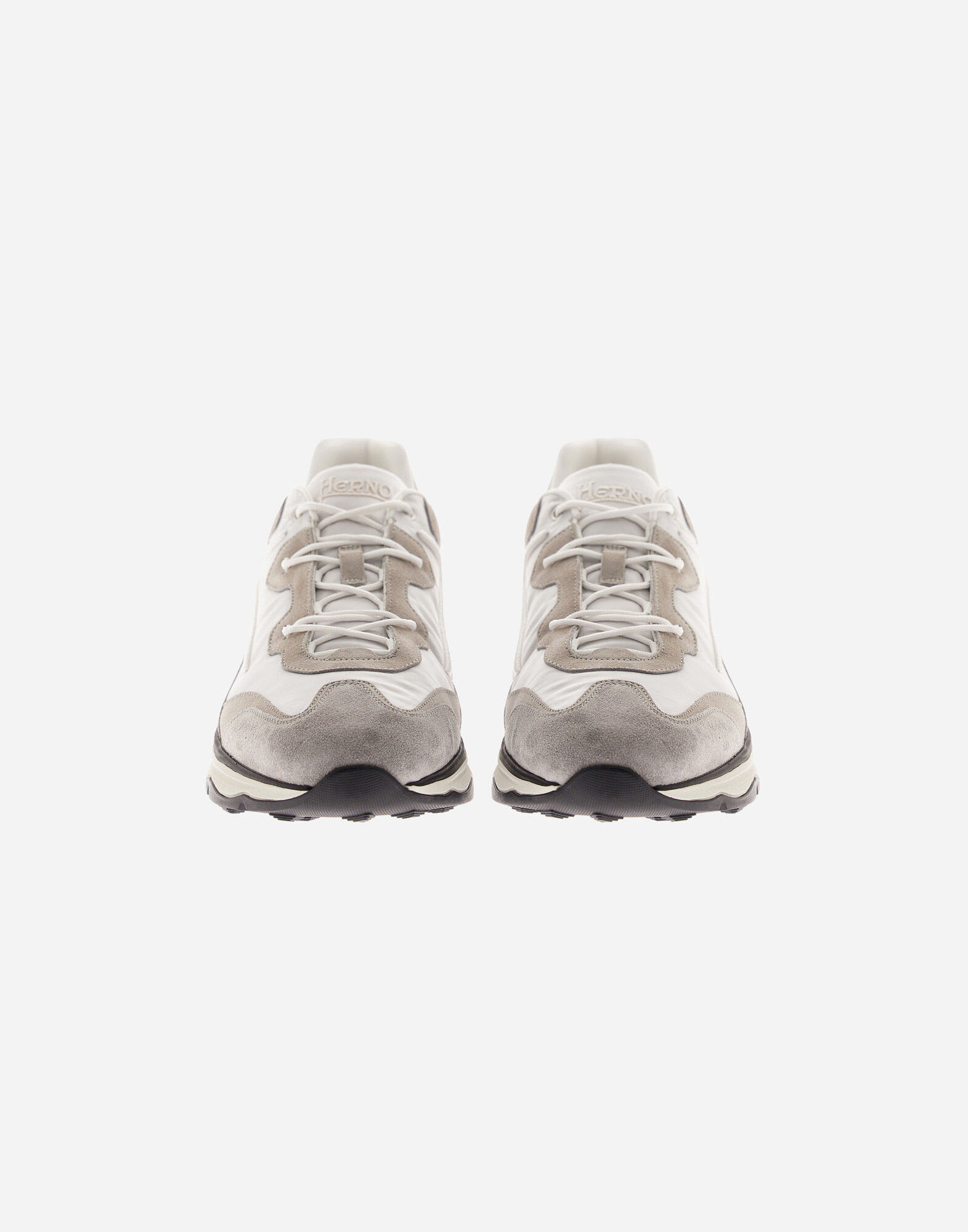RUNNING TRAINERS IN SUEDE AND NYLON