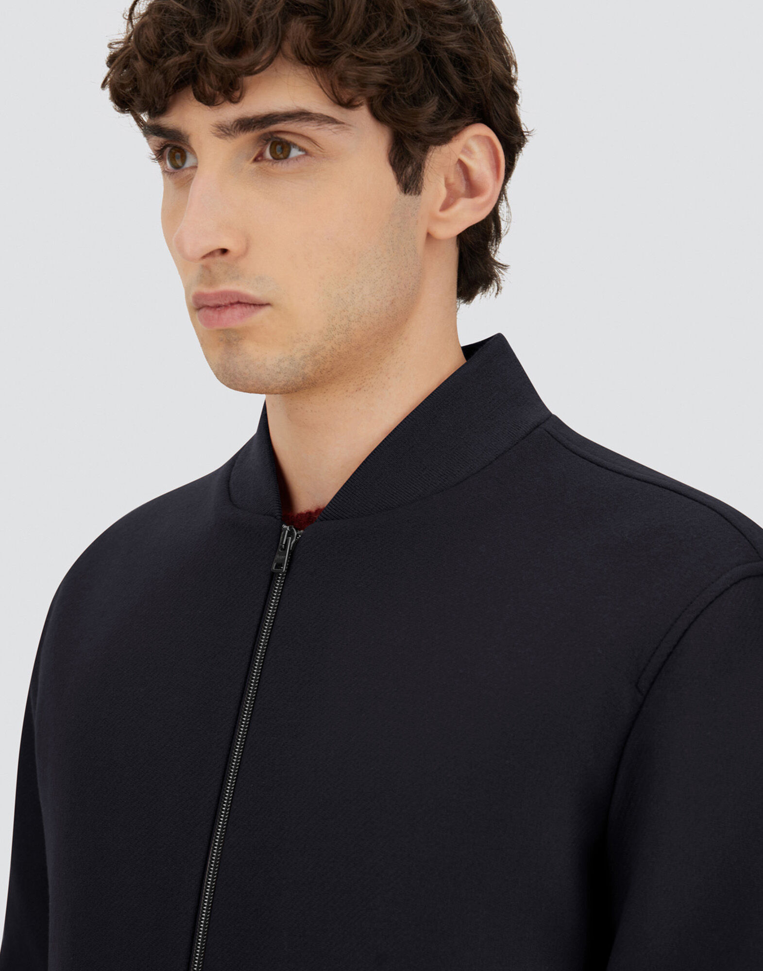 BOMBER JACKET IN EASY WOOL