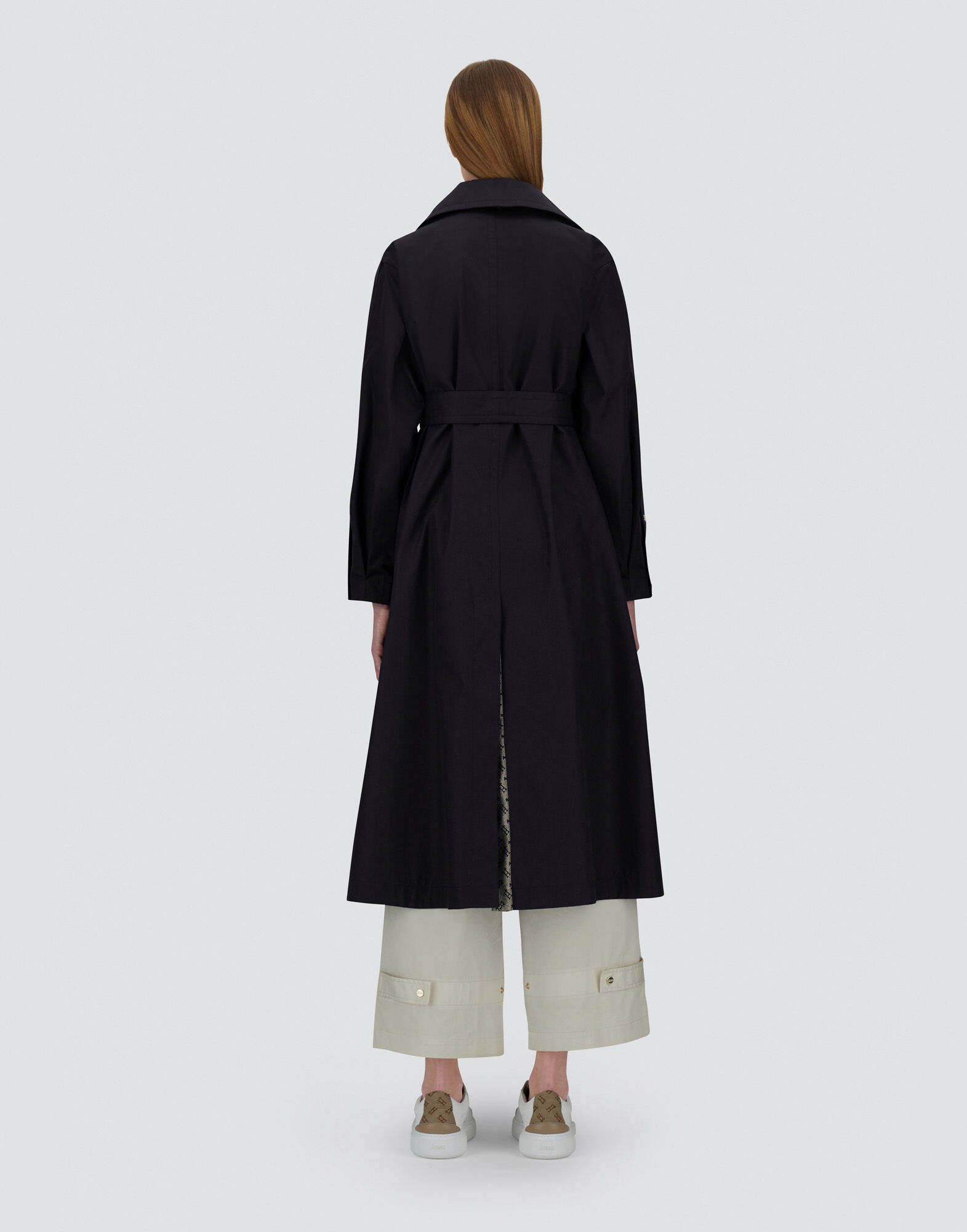 TRENCH COAT IN DELON AND MONOGRAM LUREX