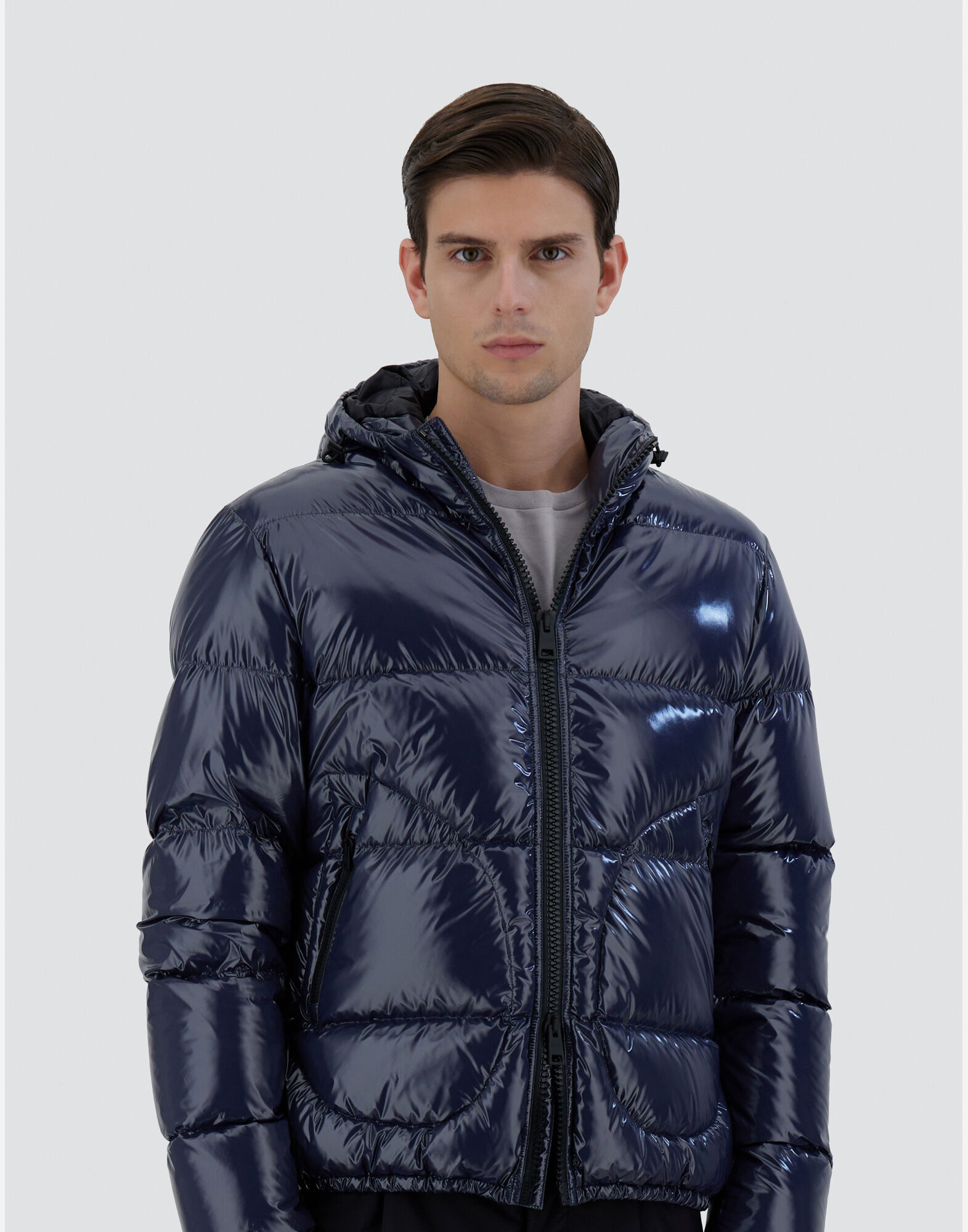 BOMBER JACKET IN GLOSS