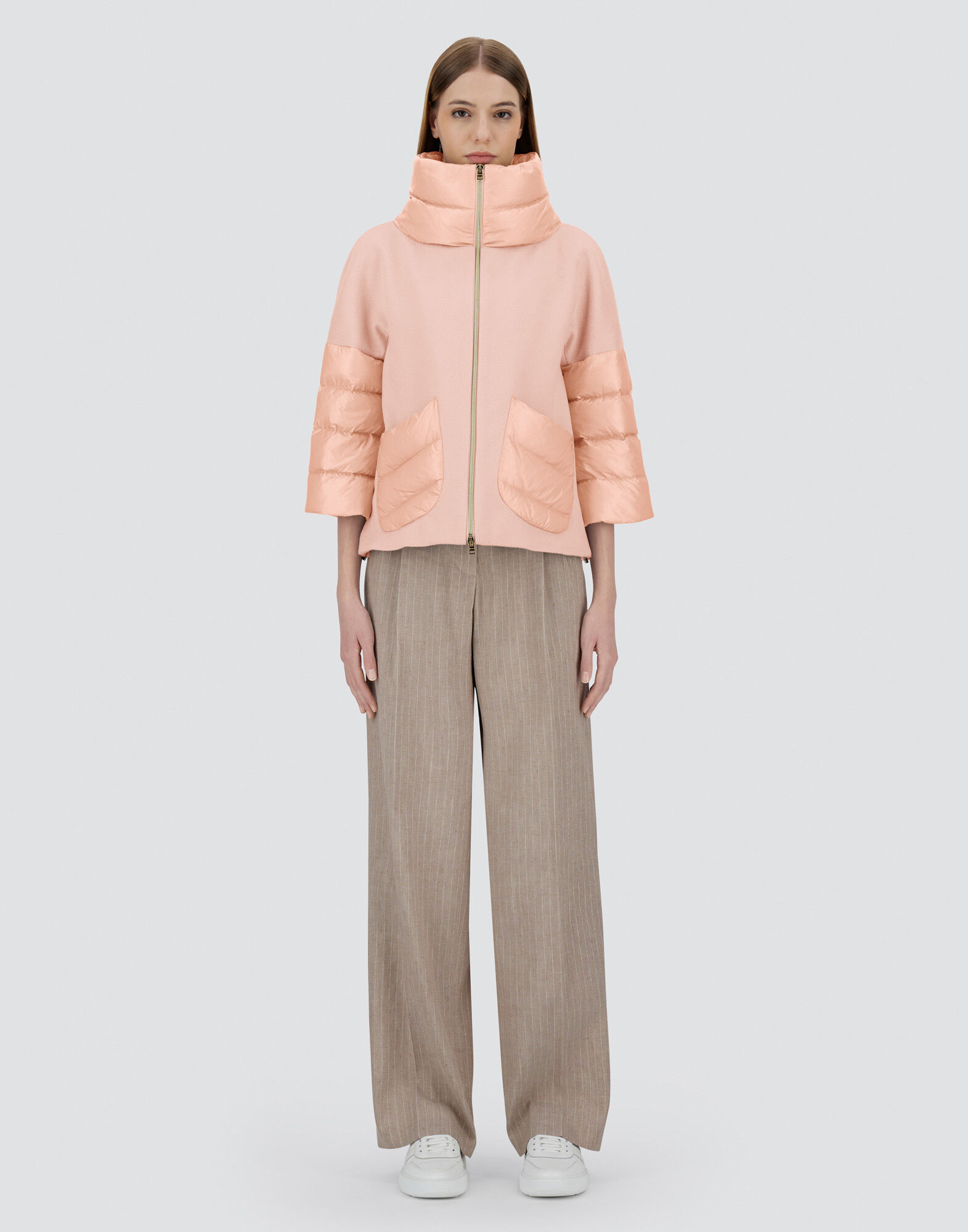 CAPE IN NEW CASHMERE AND NYLON ULTRALIGHT