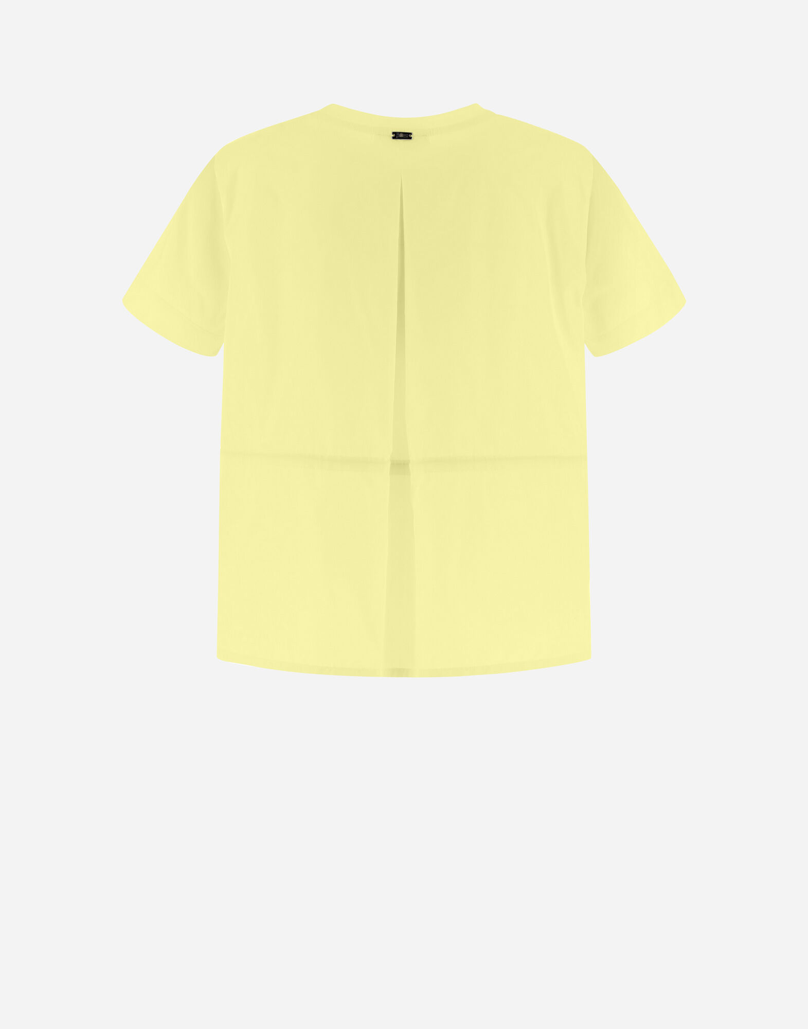 T-SHIRT IN CHIC COTTON JERSEY AND NEW TECHNO TAFFETA