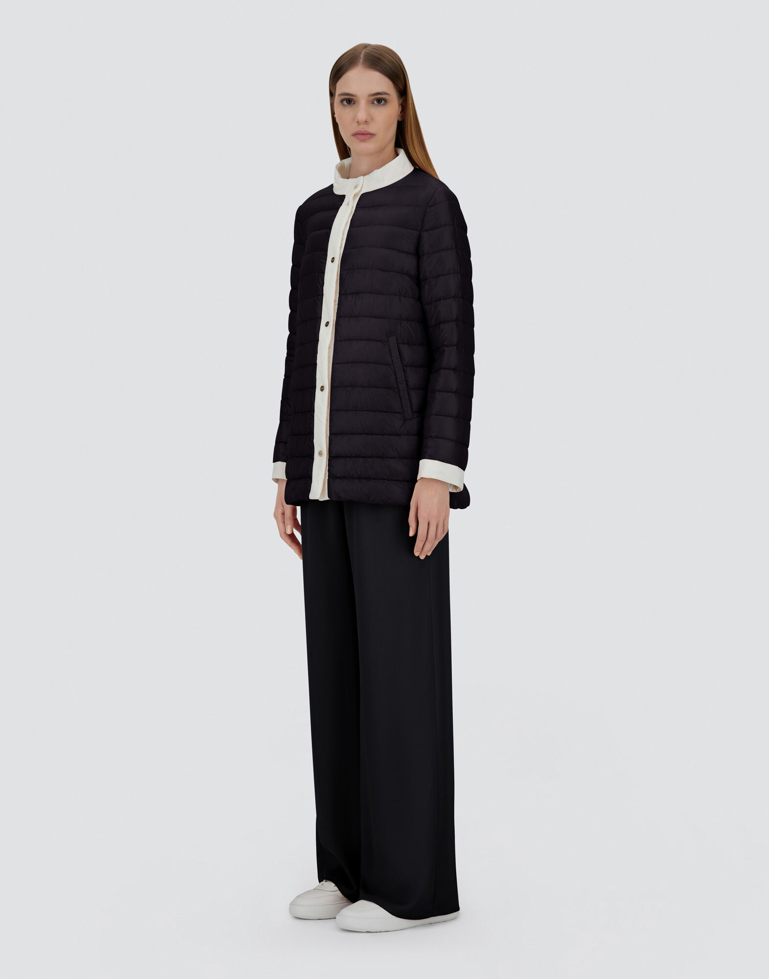 A-SHAPE JACKET IN NYLON ULTRALIGHT AND ECOAGE