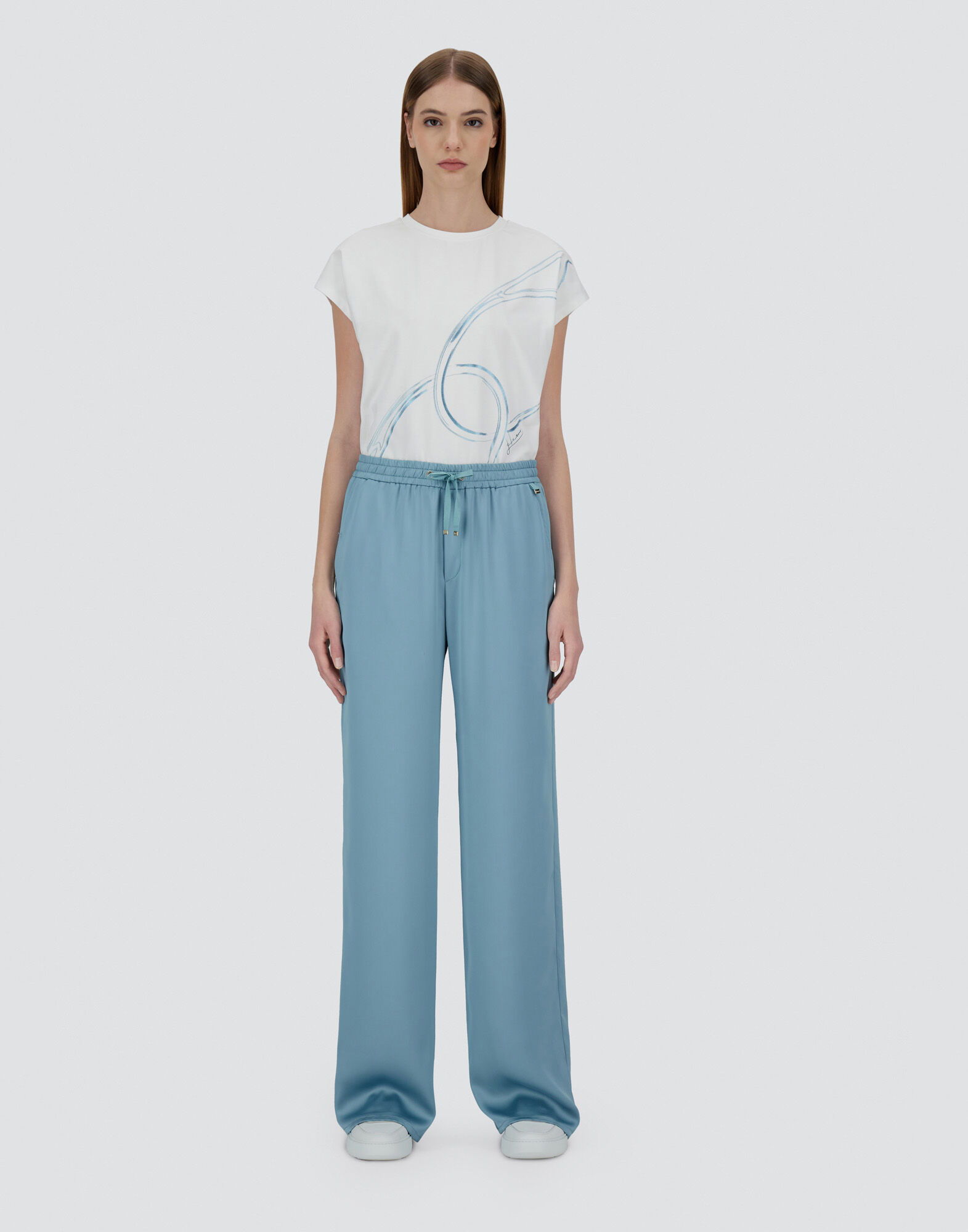 SATIN TROUSERS