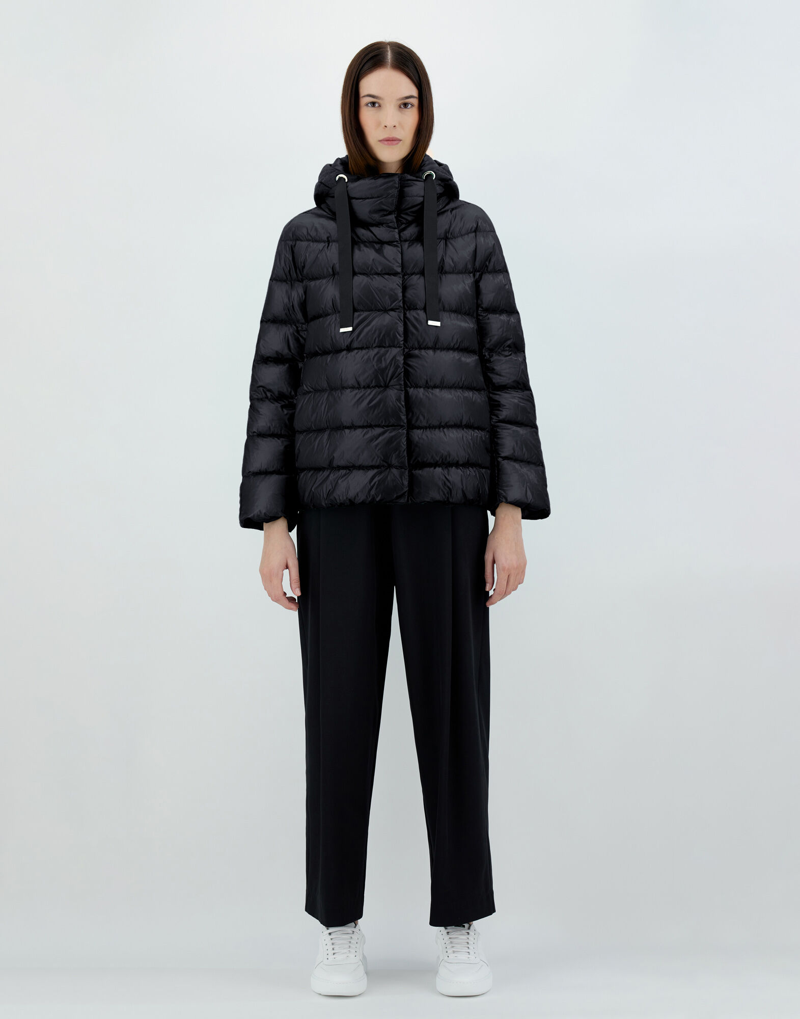 NYLON ULTRALIGHT AND SILK CASHMERE CAPE