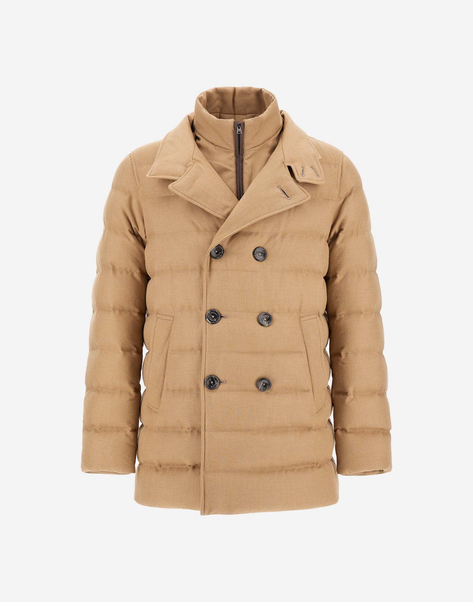 PEA COAT IN NORFOLK WOOL BLEND