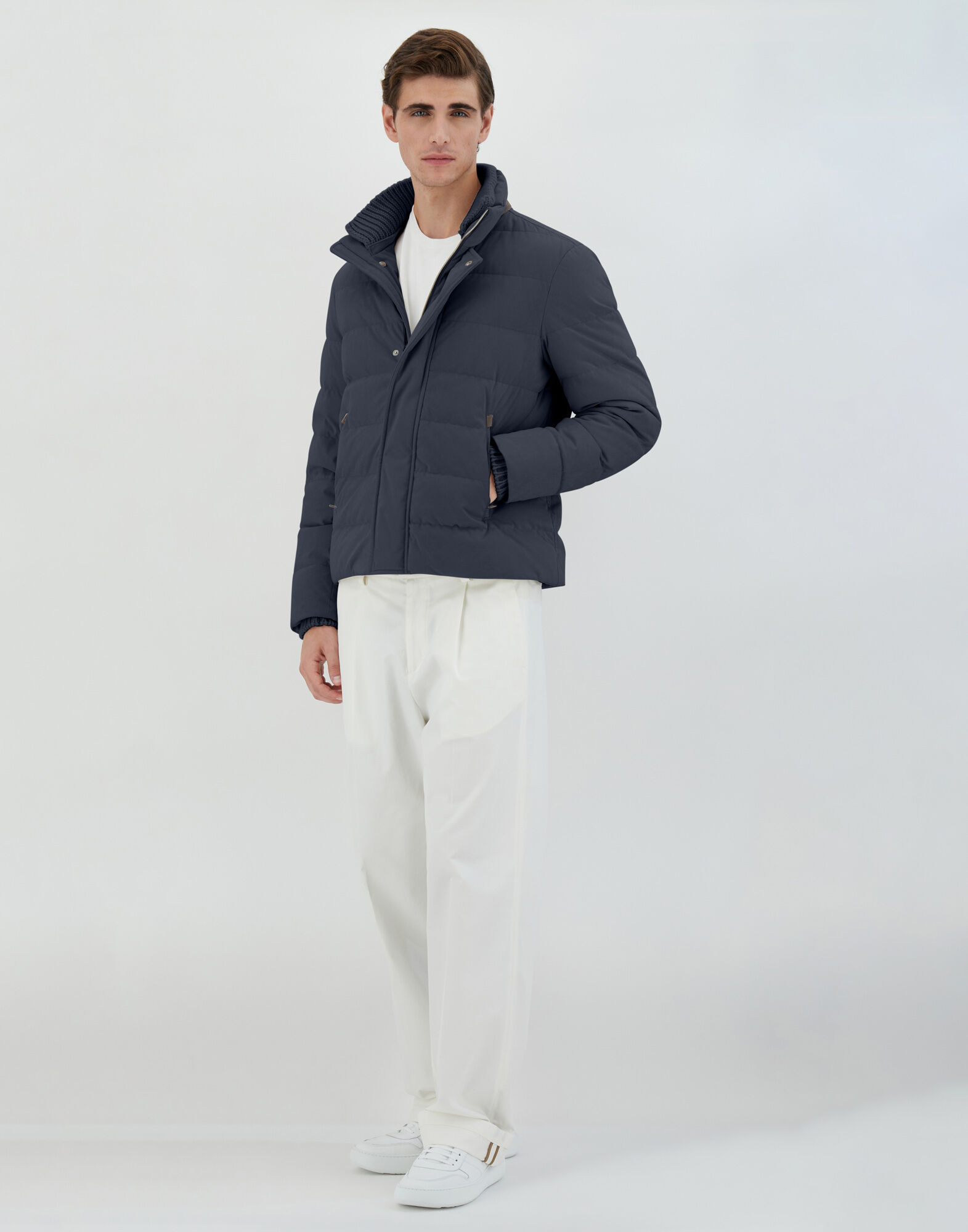 SUEDE EFFECT BOMBER JACKET