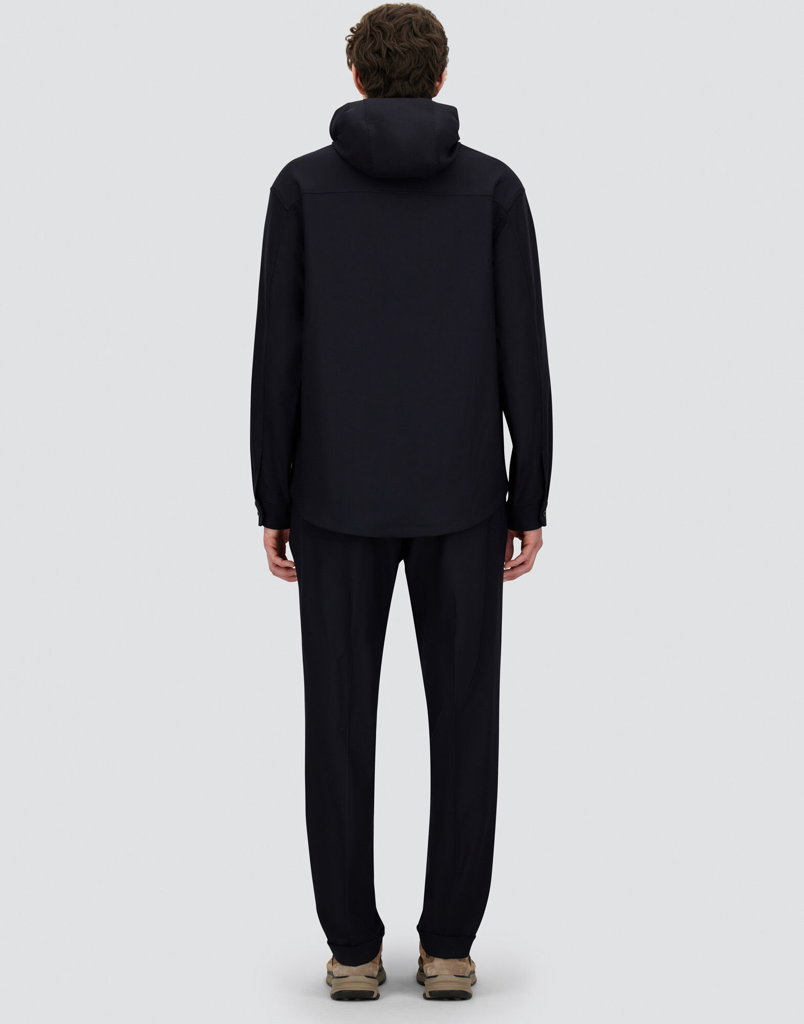 TROUSERS IN FLUID WOOL