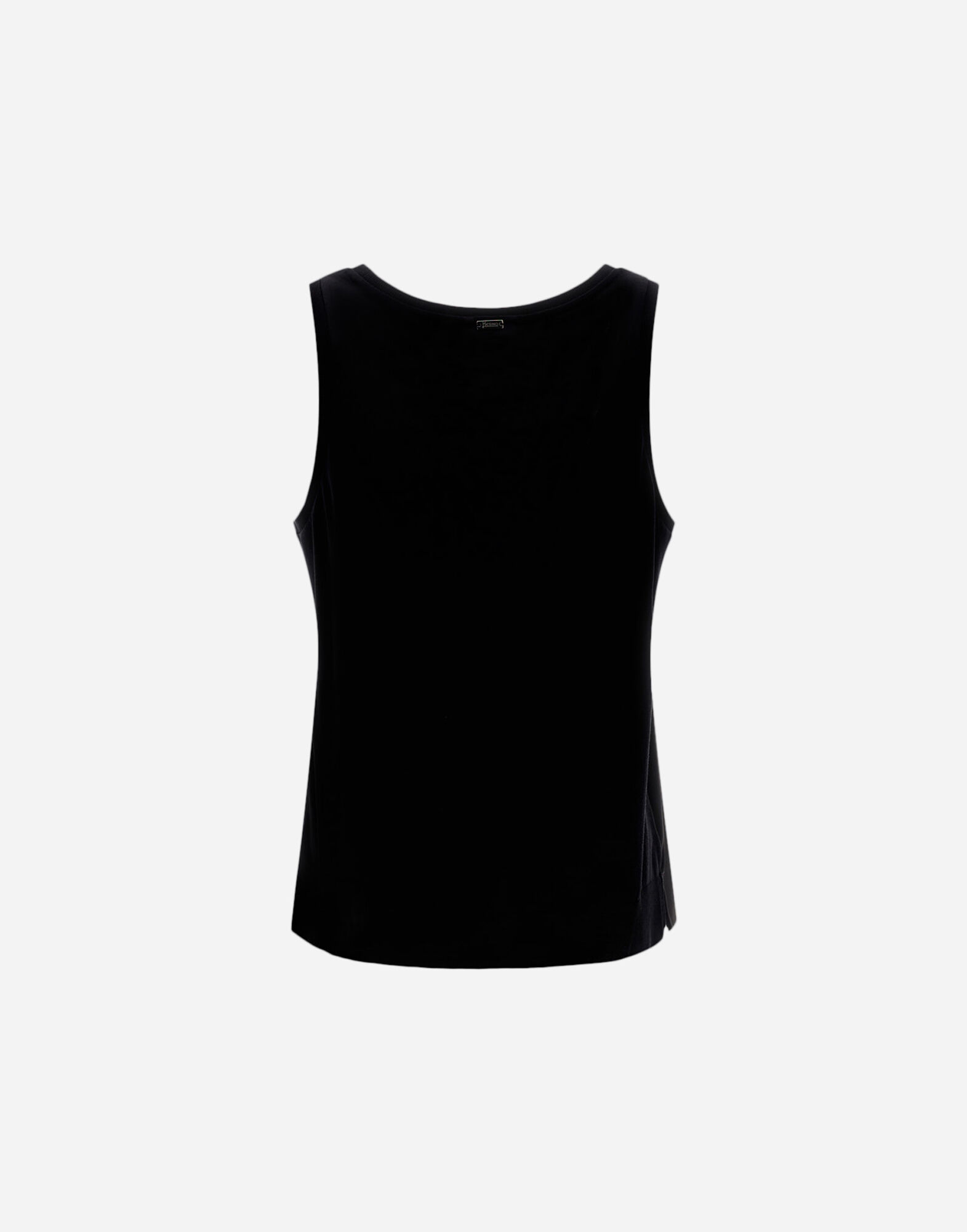 TANK TOP IN GLAM KNIT EFFECT AND SATIN