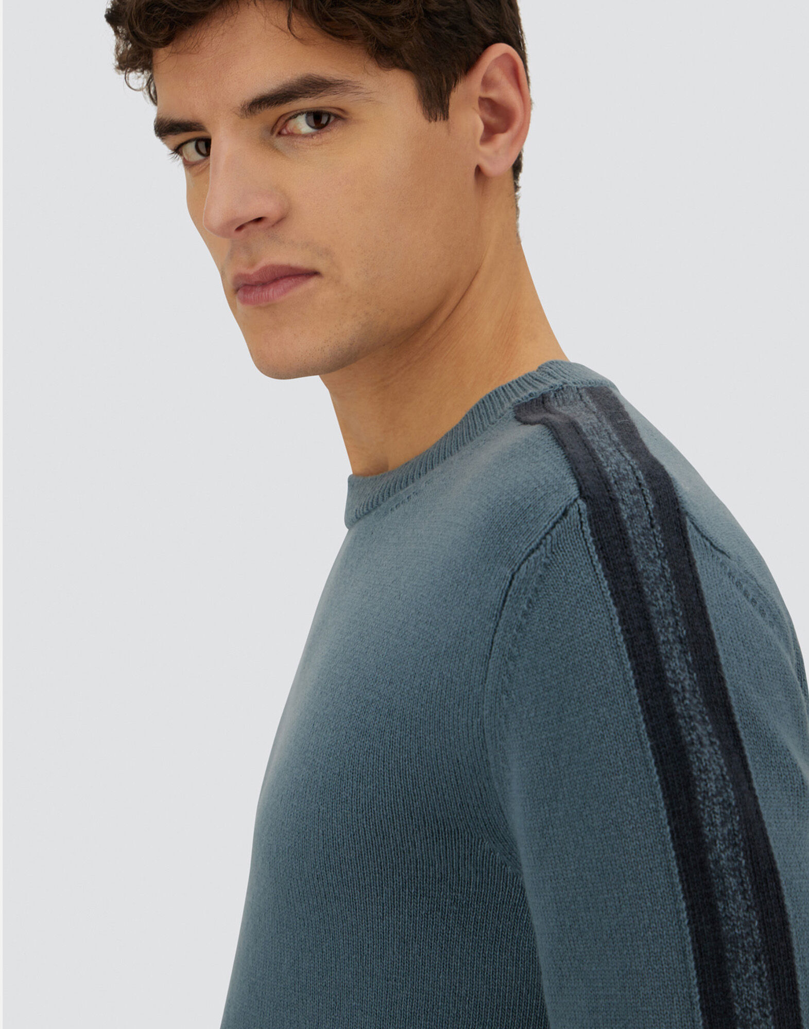 RESORT SWEATER IN CARDED PURE WOOL