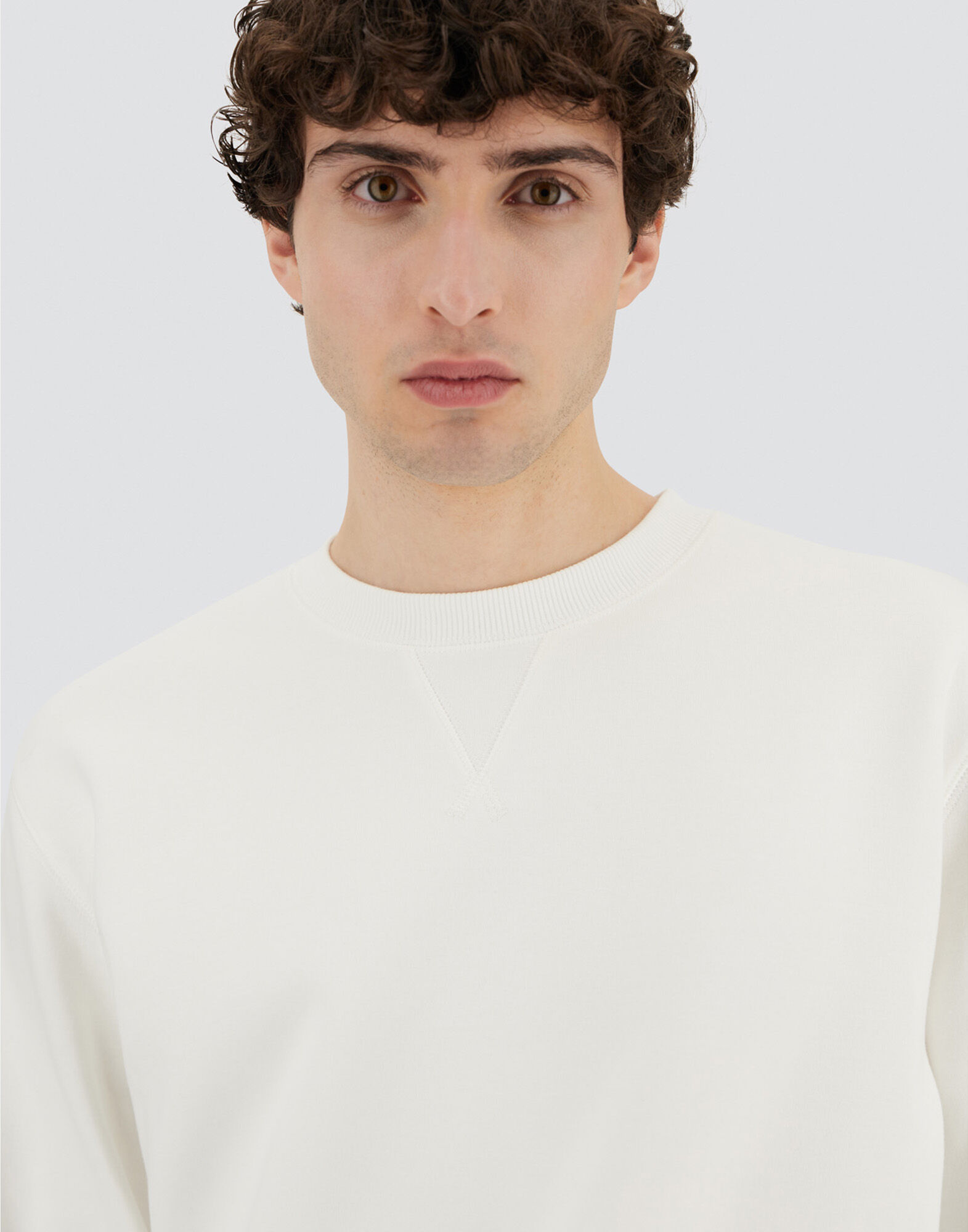 SWEATSHIRT IN SMOOTH DOUBLE JERSEY