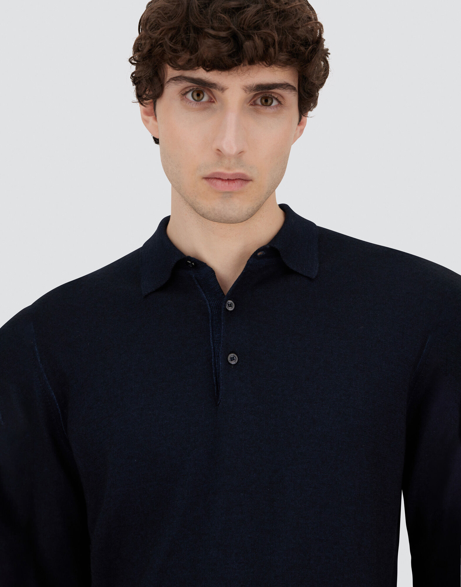 POLO SHIRT IN LIGHT MERINO WOOL