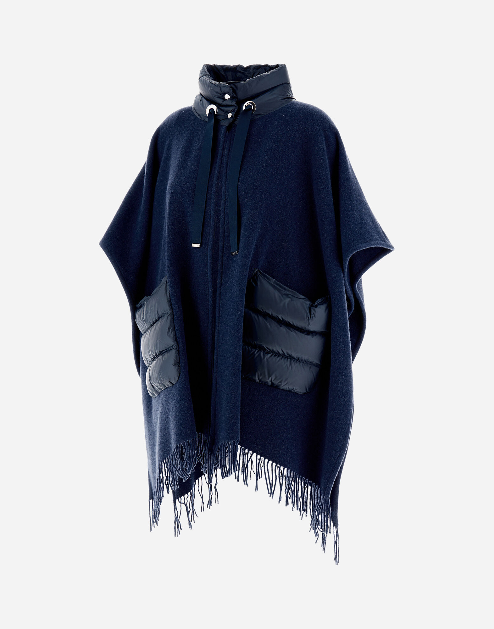 RESORT PONCHO IN WARMY & NYLON ULTRALIGHT