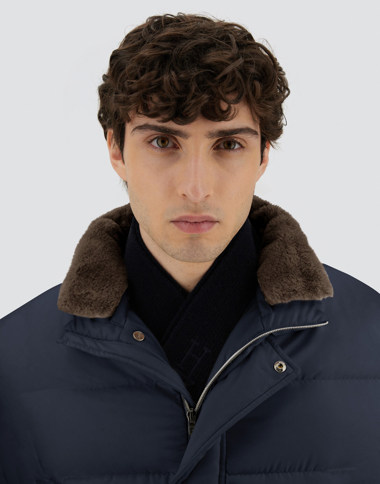 BOMBER JACKET IN ARENDELLE AND FAUX FUR