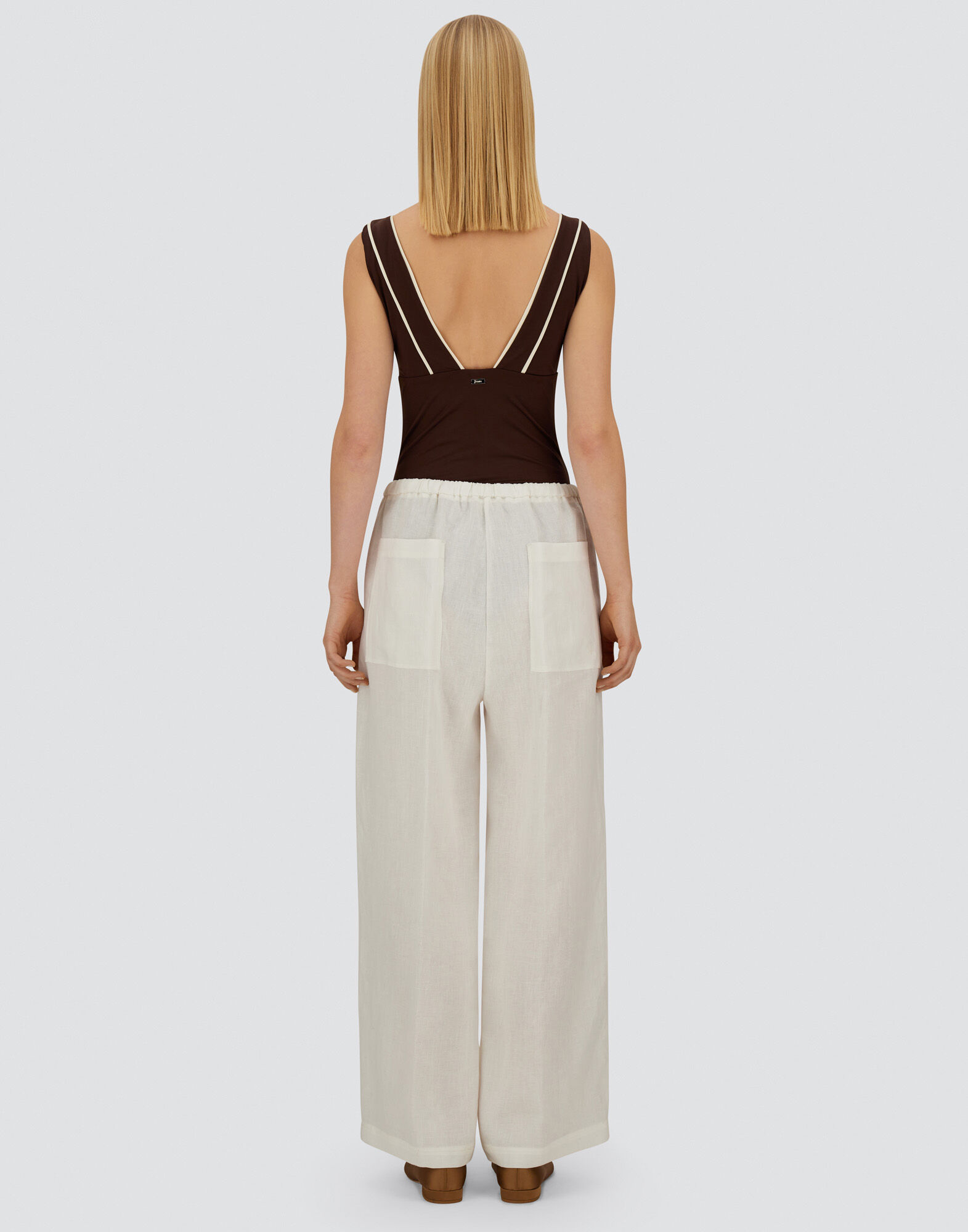 RESORT TROUSERS IN NEW LINEN