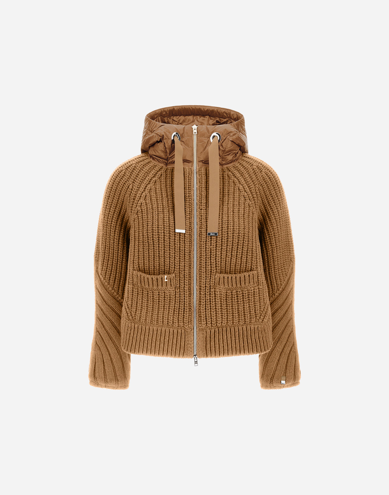 CARDIGAN IN COB STITCH WOOL AND NYLON ULTRALIGHT