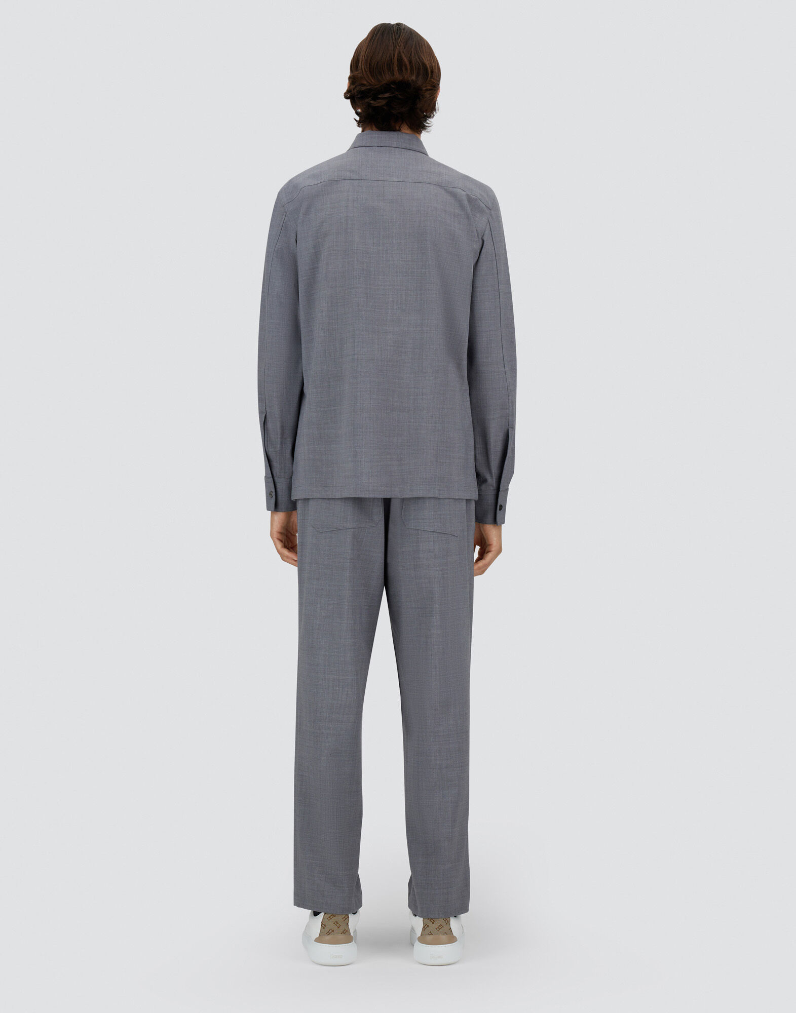 LIGHT WOOL BLEND SHACKET