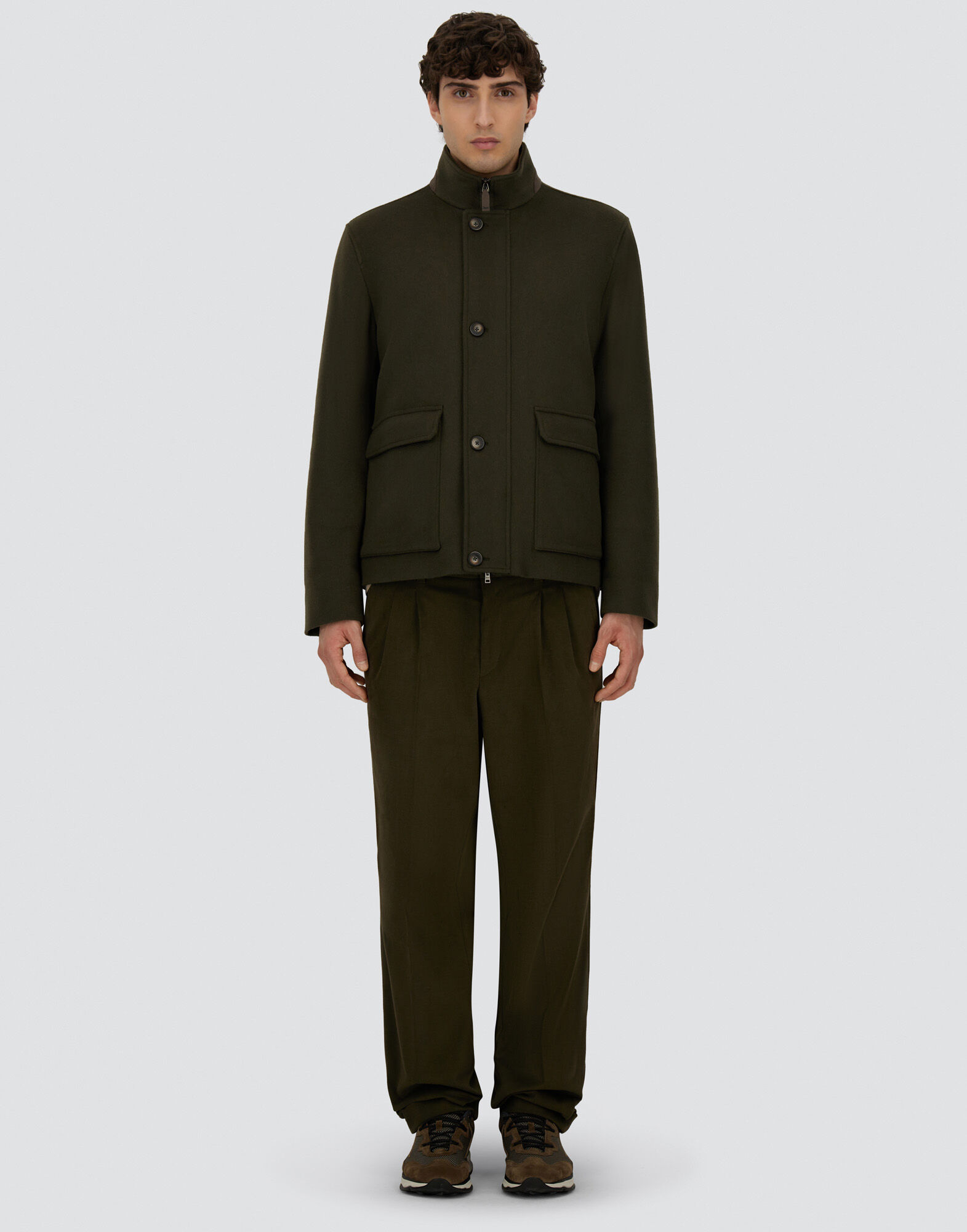 FIELD JACKET IN PURE CASHMERE