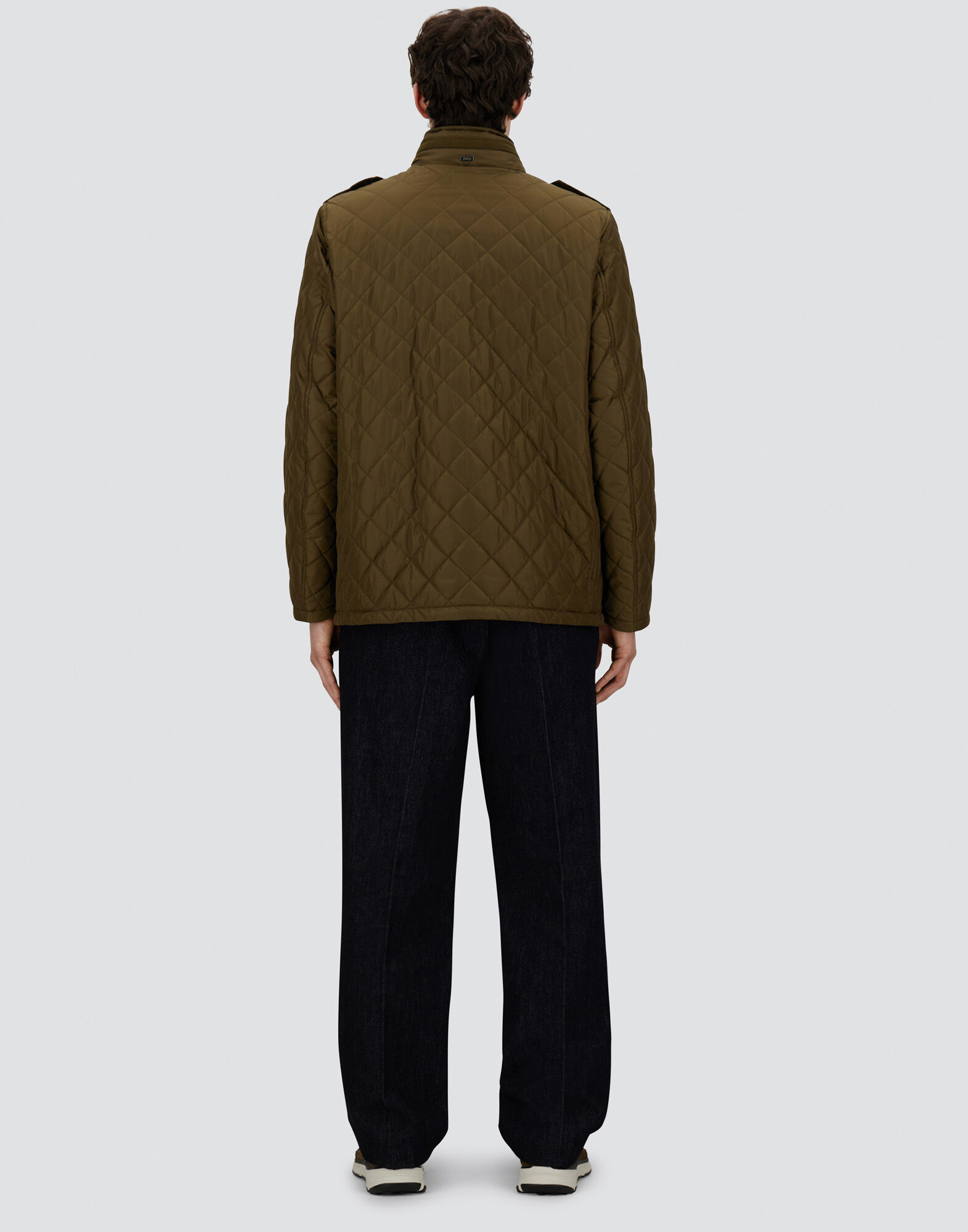 FIELD JACKET IN NYLON CHAMONIX AND WAXED TECH COTTON