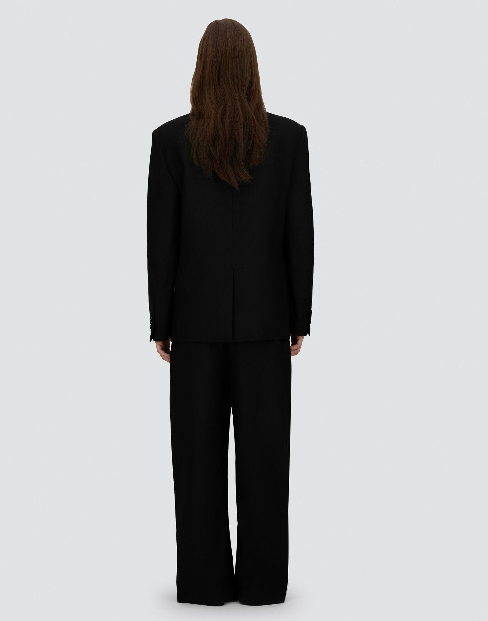 PALAZZO TROUSERS IN FLUID WOOL