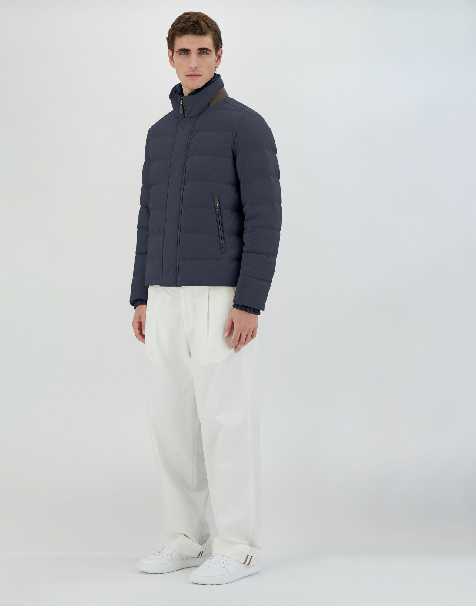 SUEDE EFFECT BOMBER JACKET