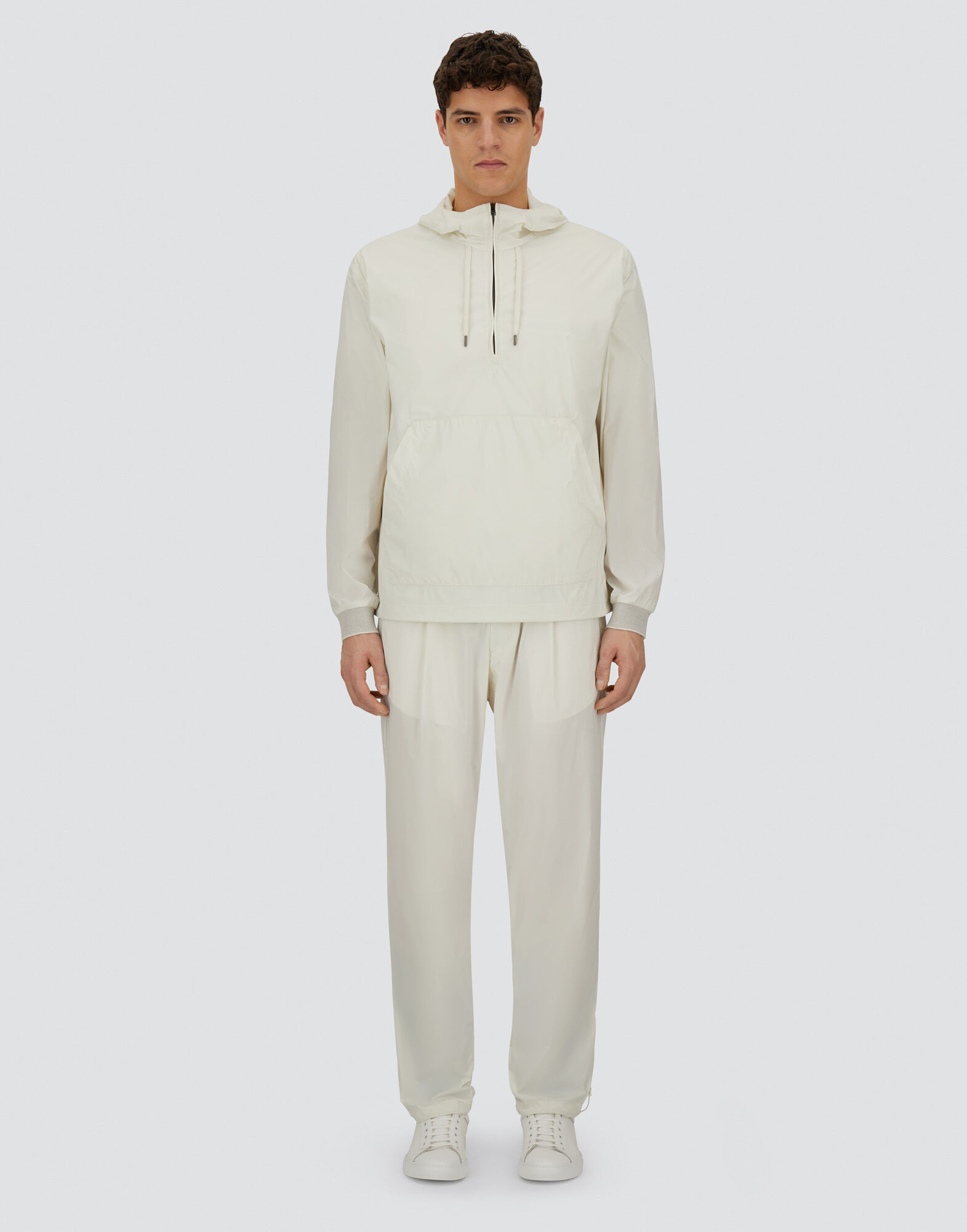 RESORT ANORAK JACKET IN LIGHT STRETCH NYLON