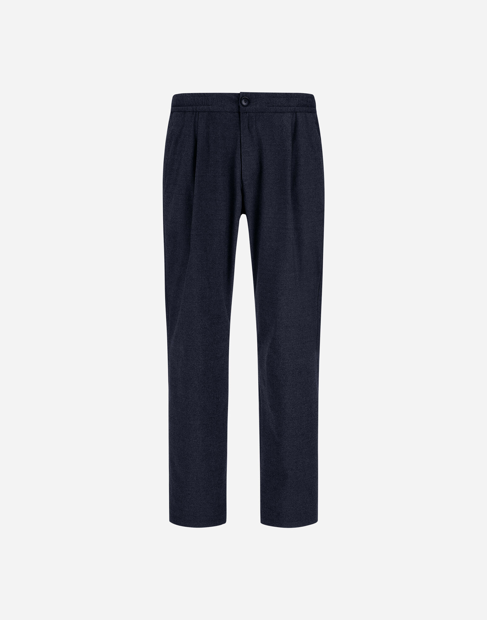 RESORT TROUSERS IN MELANGE SUEDE EFFECT