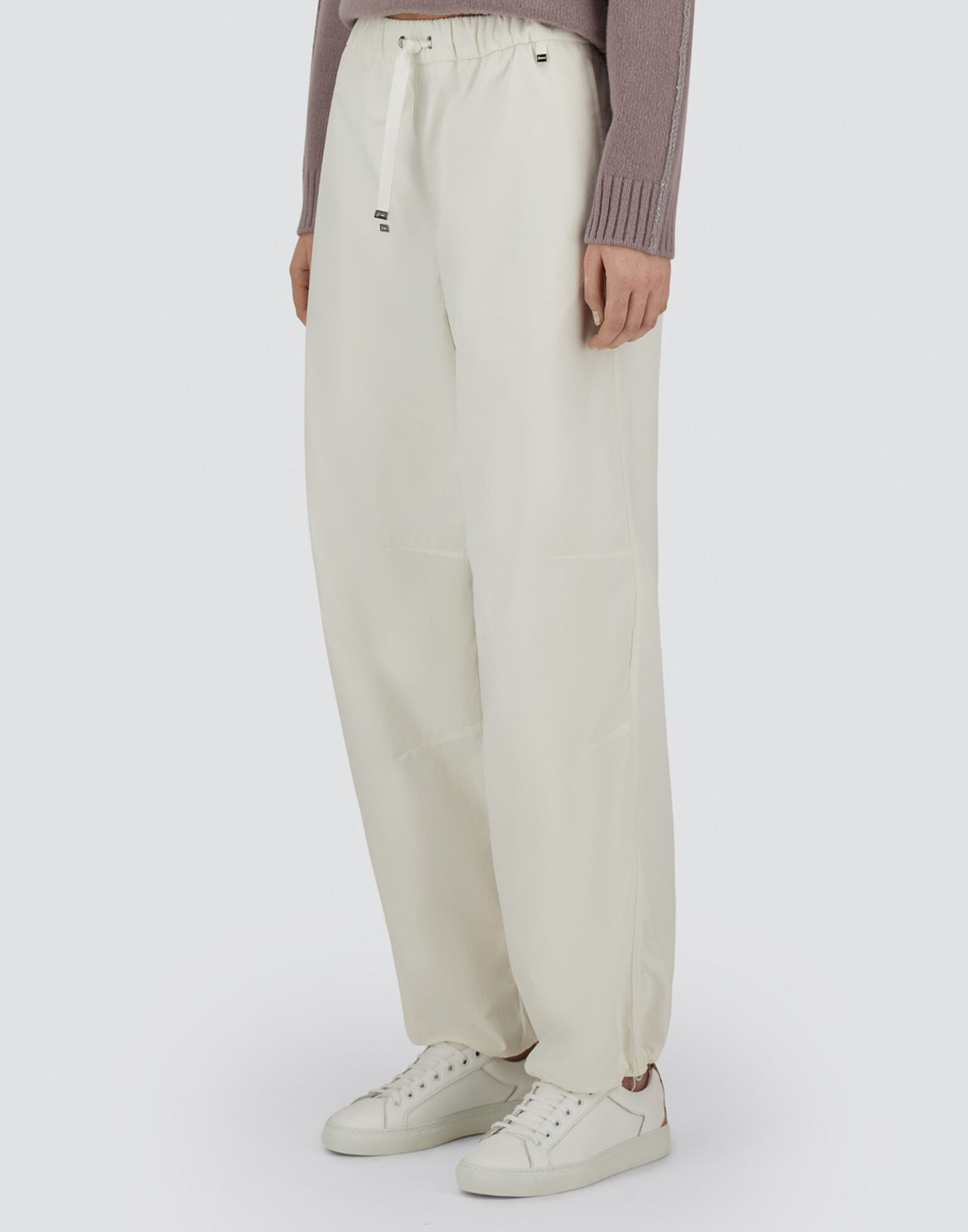 RESORT TROUSERS IN COTTON FEEL WITH DRAWSTRING