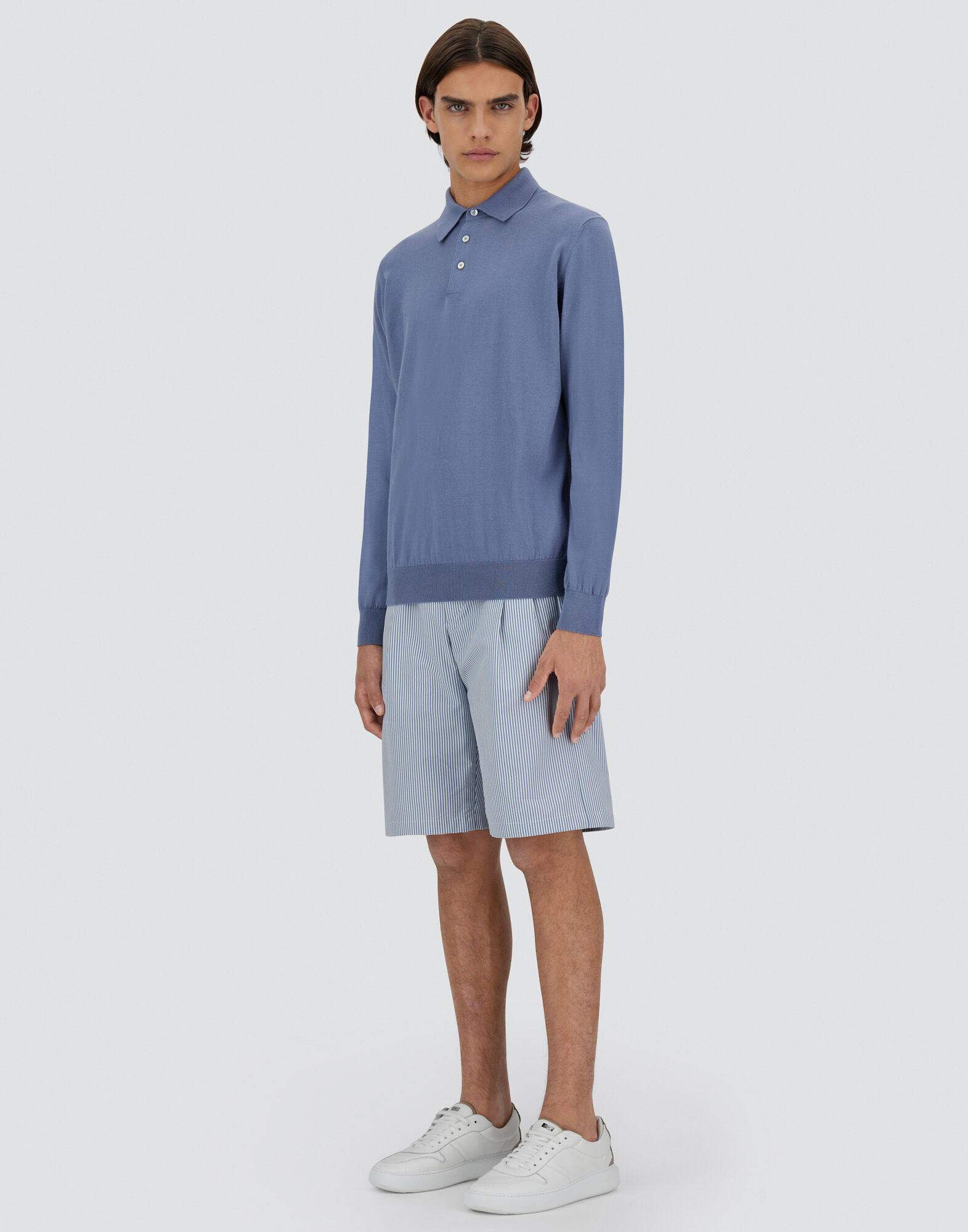 GLORIOUS COTTON SILK POLO SHIRT