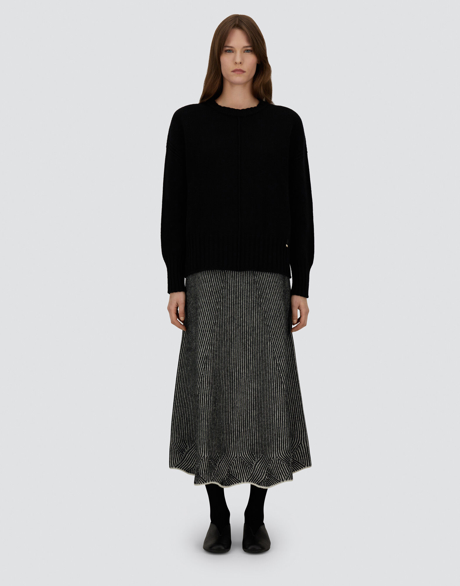 SWEATER IN CARDED PURE WOOL G.7