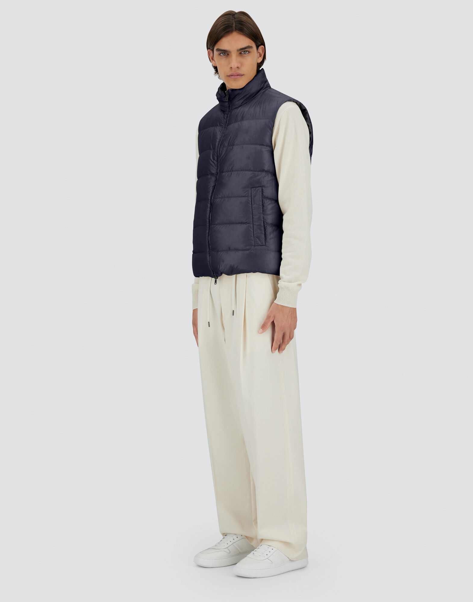 SILK CASHMERE VEST