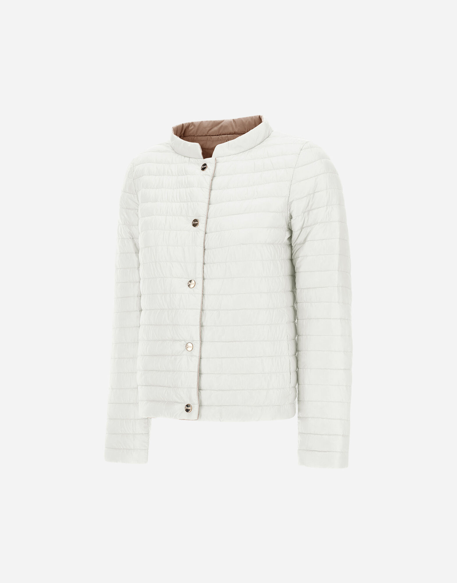 REVERSIBLE JACKET IN ECOAGE AND NYLON ULTRALIGHT