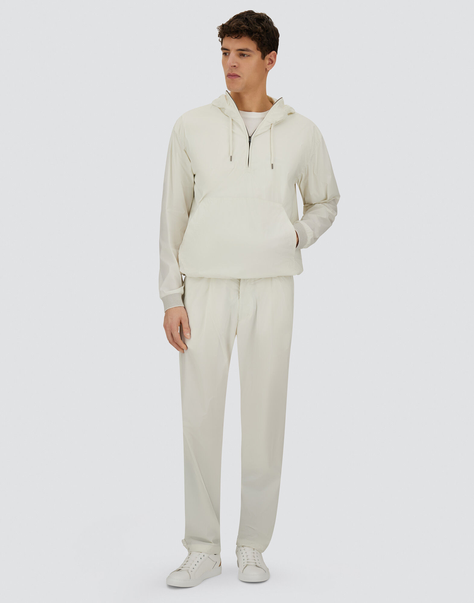 RESORT ANORAK JACKET IN LIGHT STRETCH NYLON