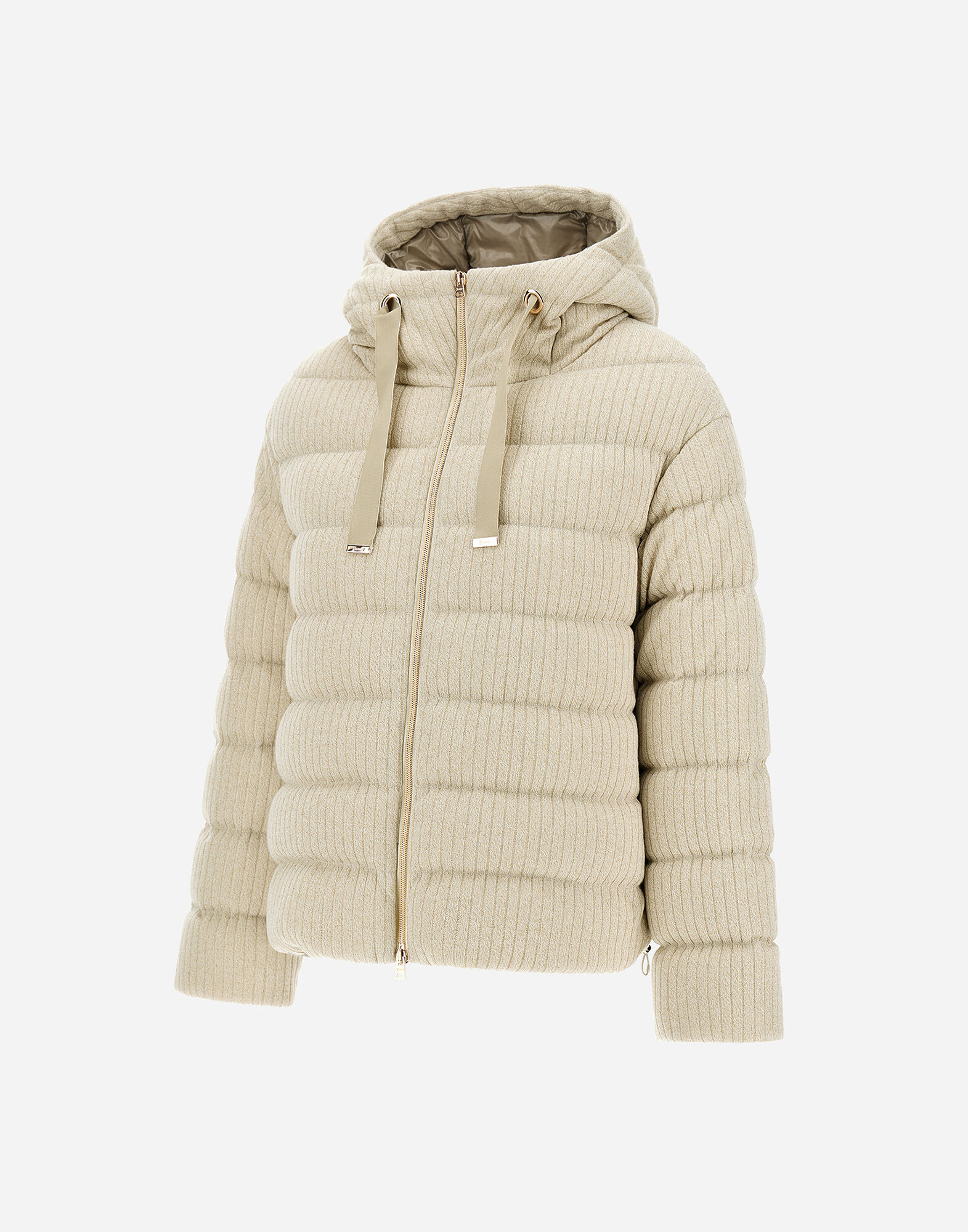 JACKET IN SHINY RIBBED KNIT